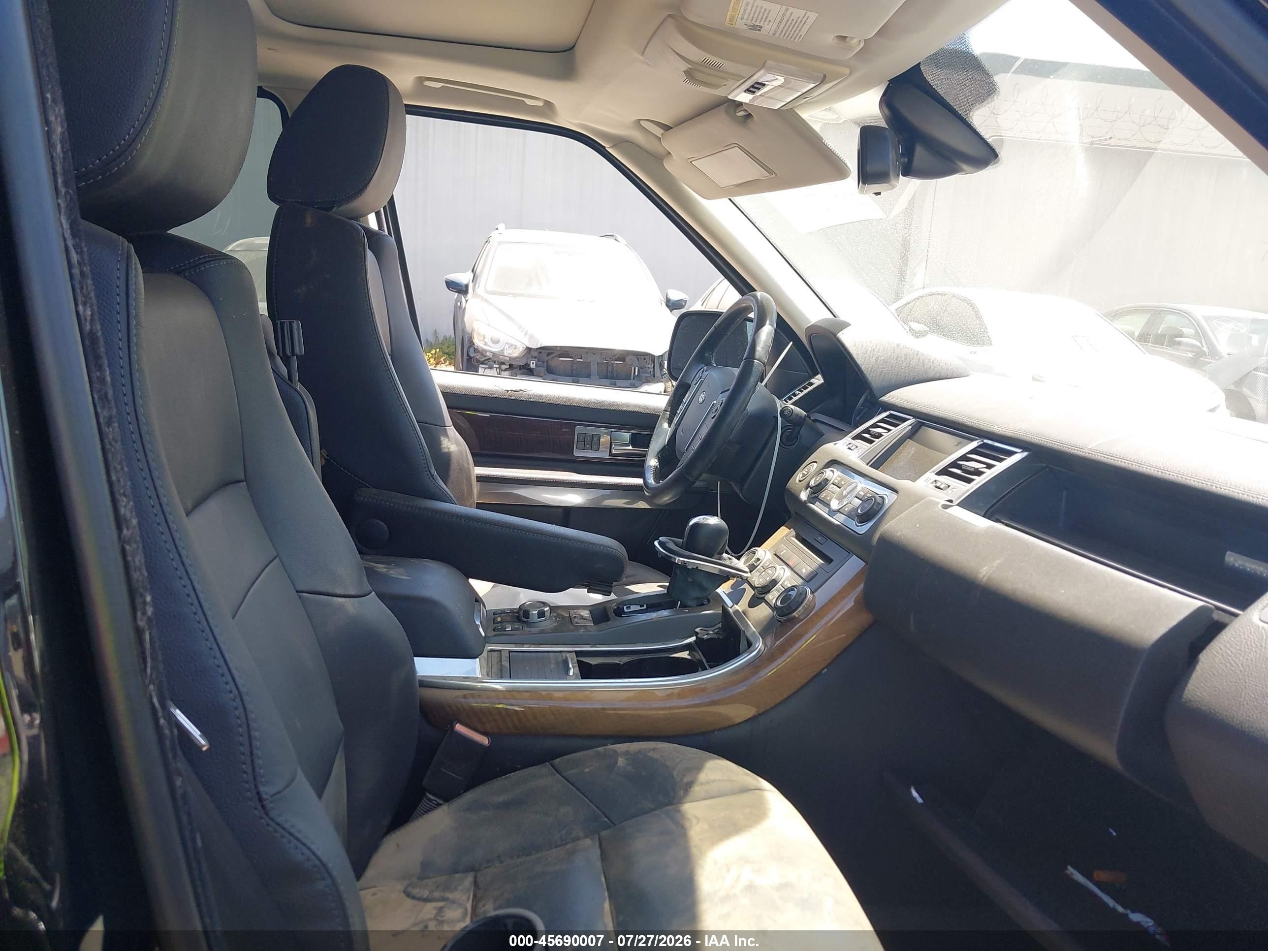 2011 Land Rover Range Rover Sport Hse Black vin: SALSF2D45BA701817