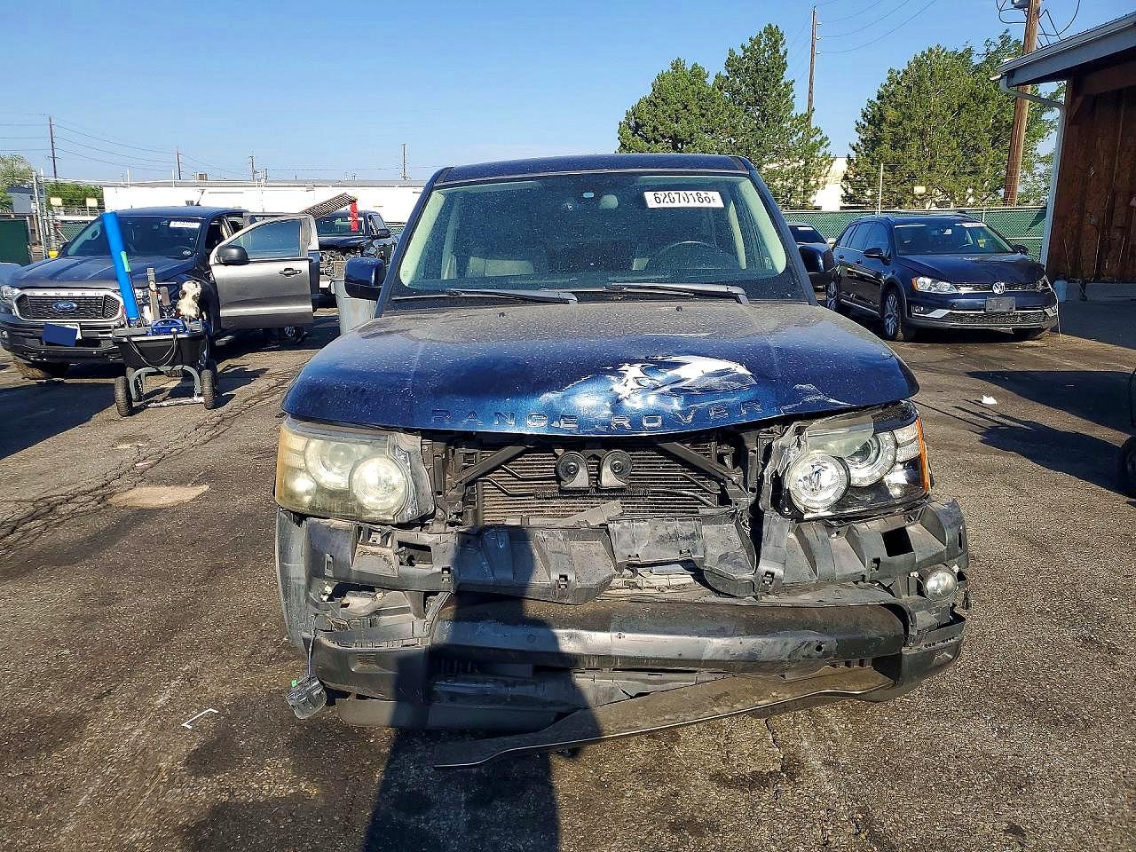 2012 Land Rover Range Rover Sport Hse Blue vin: SALSF2D45CA745575