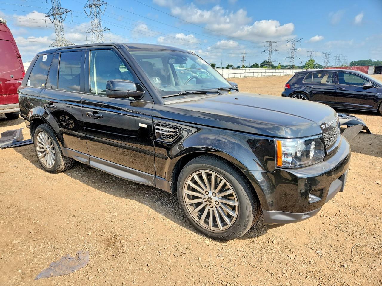 2012 Land Rover Range Rover Sport Hse Black vin: SALSF2D45CA758097