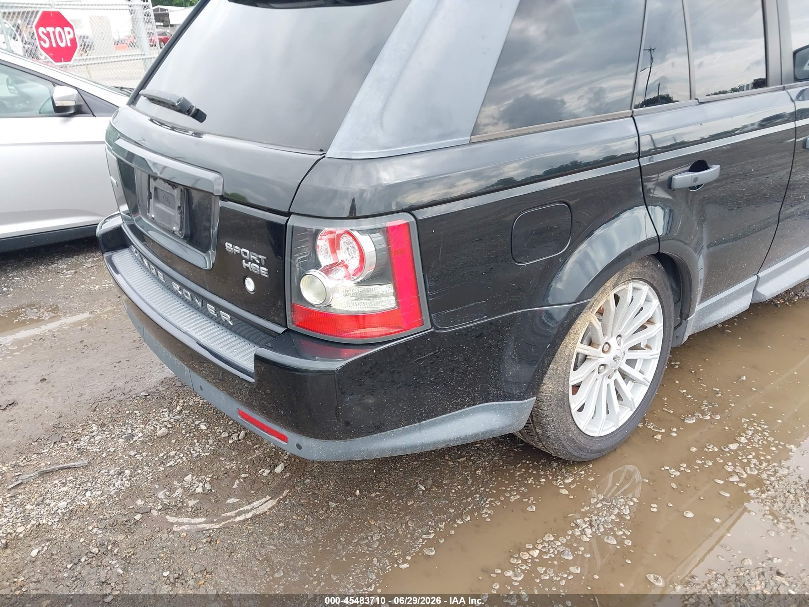 2011 Land Rover Range Rover Sport Hse Black vin: SALSF2D46BA272283