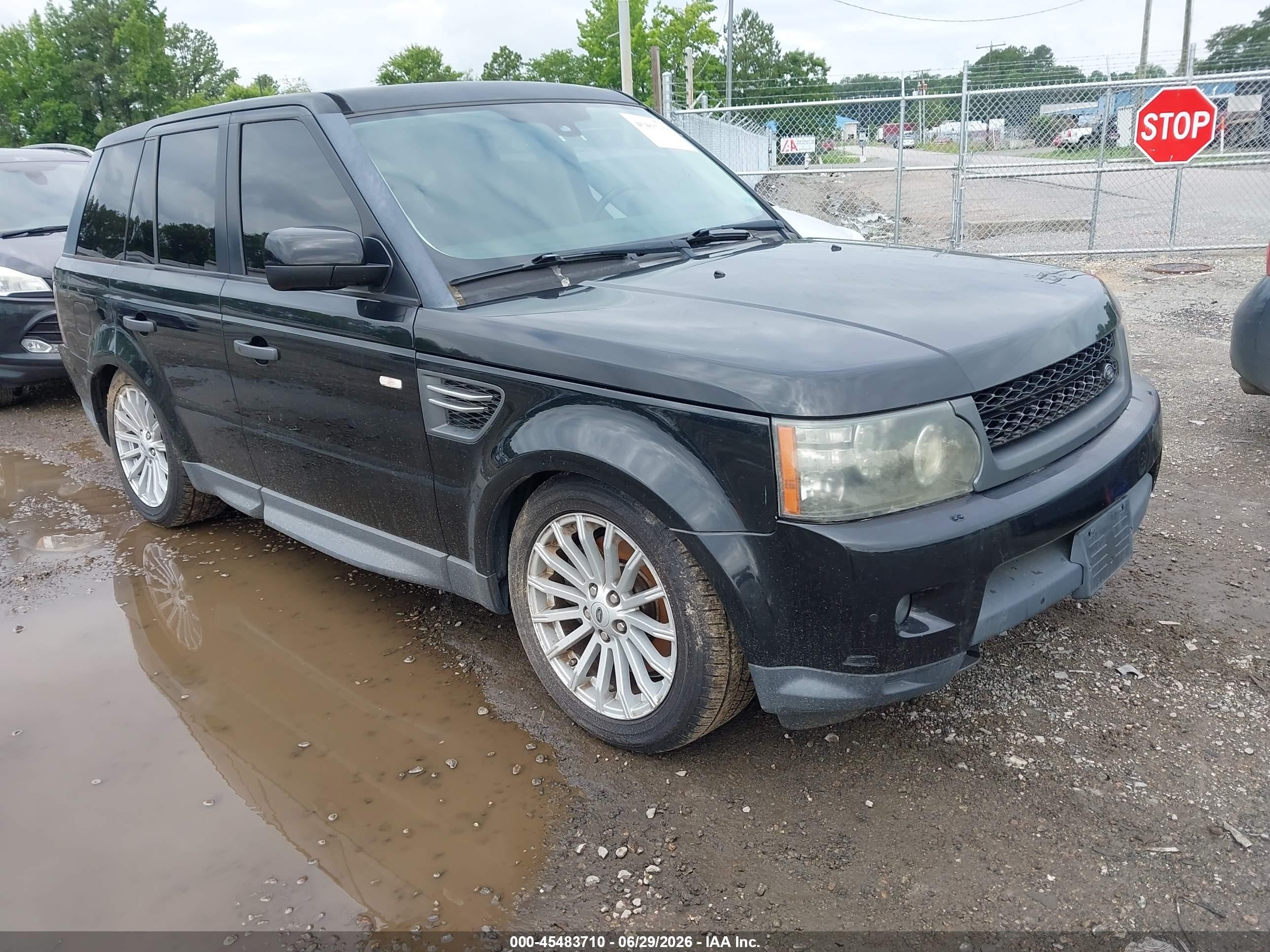 2011 Land Rover Range Rover Sport Hse Black vin: SALSF2D46BA272283