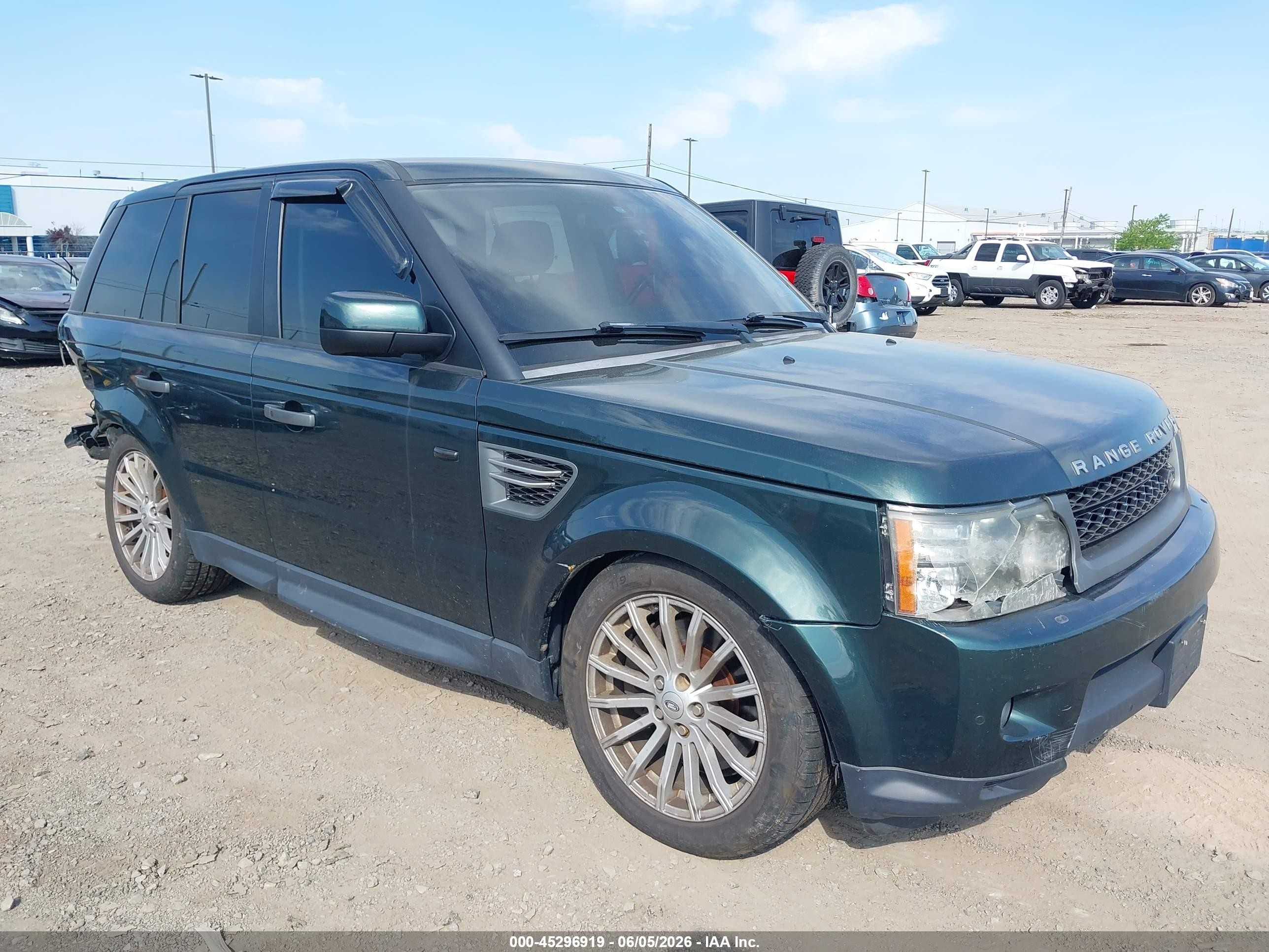 2011 Land Rover Range Rover Sport Hse Green vin: SALSF2D46BA284336