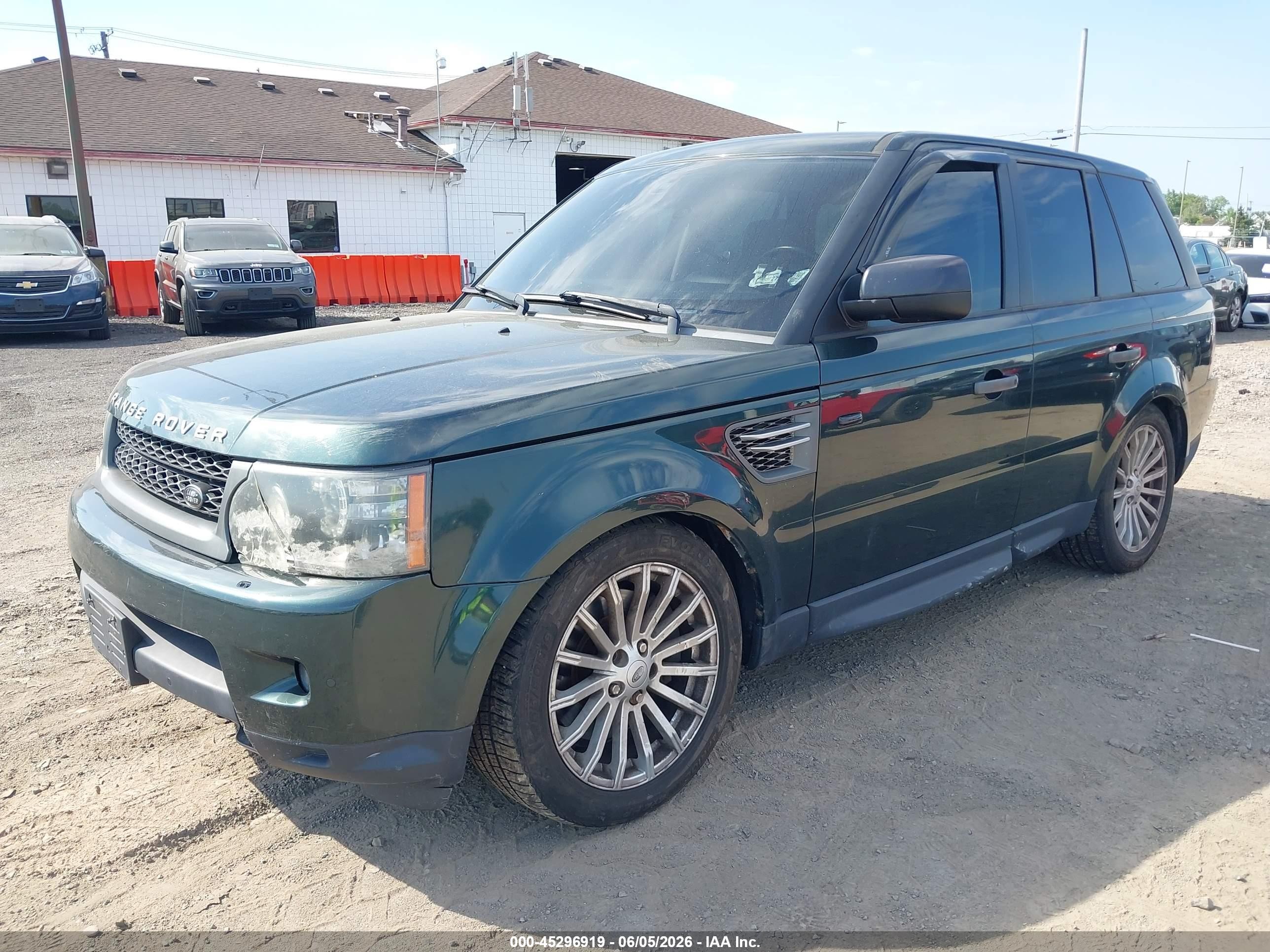 2011 Land Rover Range Rover Sport Hse Green vin: SALSF2D46BA284336