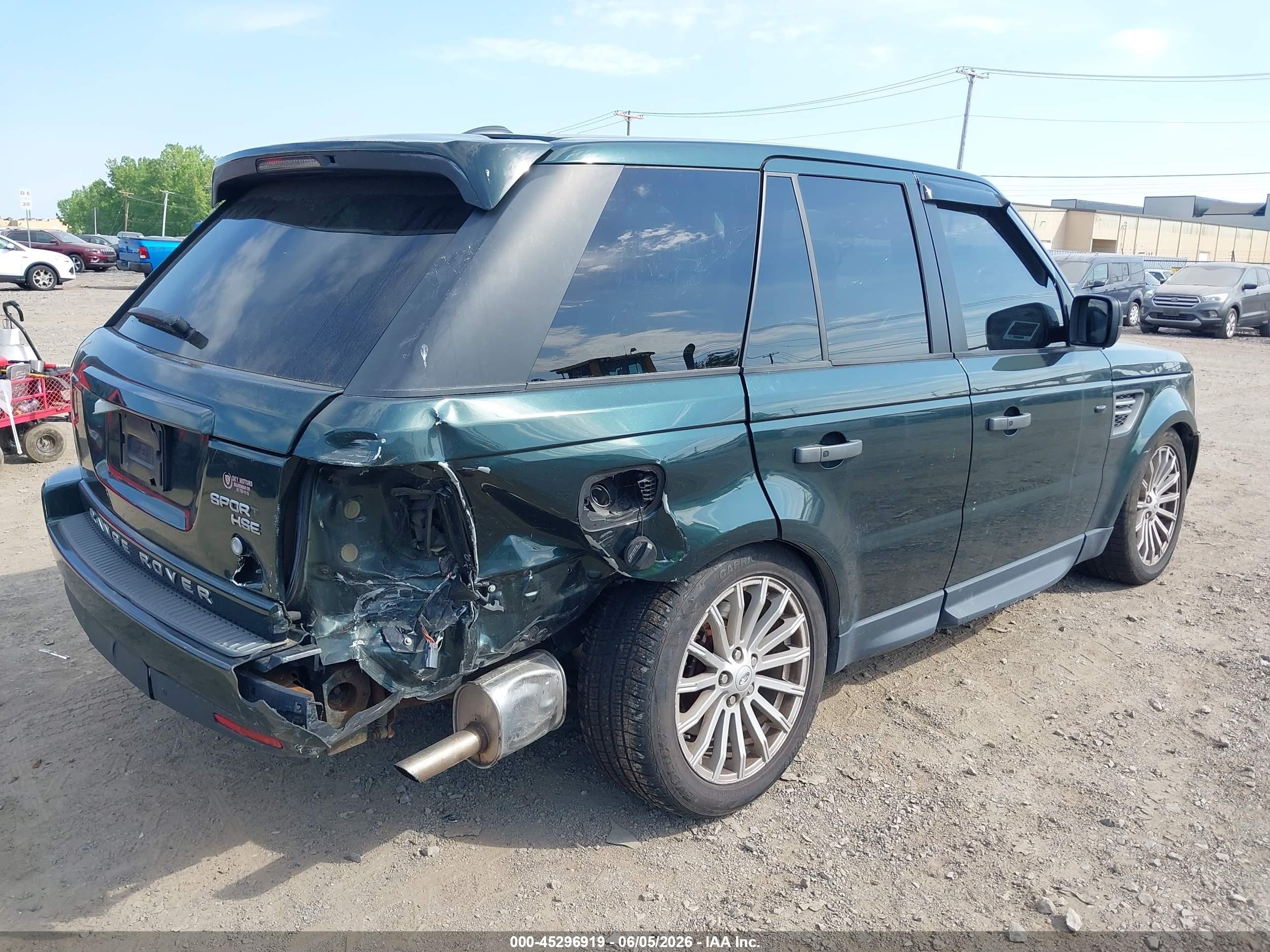 2011 Land Rover Range Rover Sport Hse Green vin: SALSF2D46BA284336