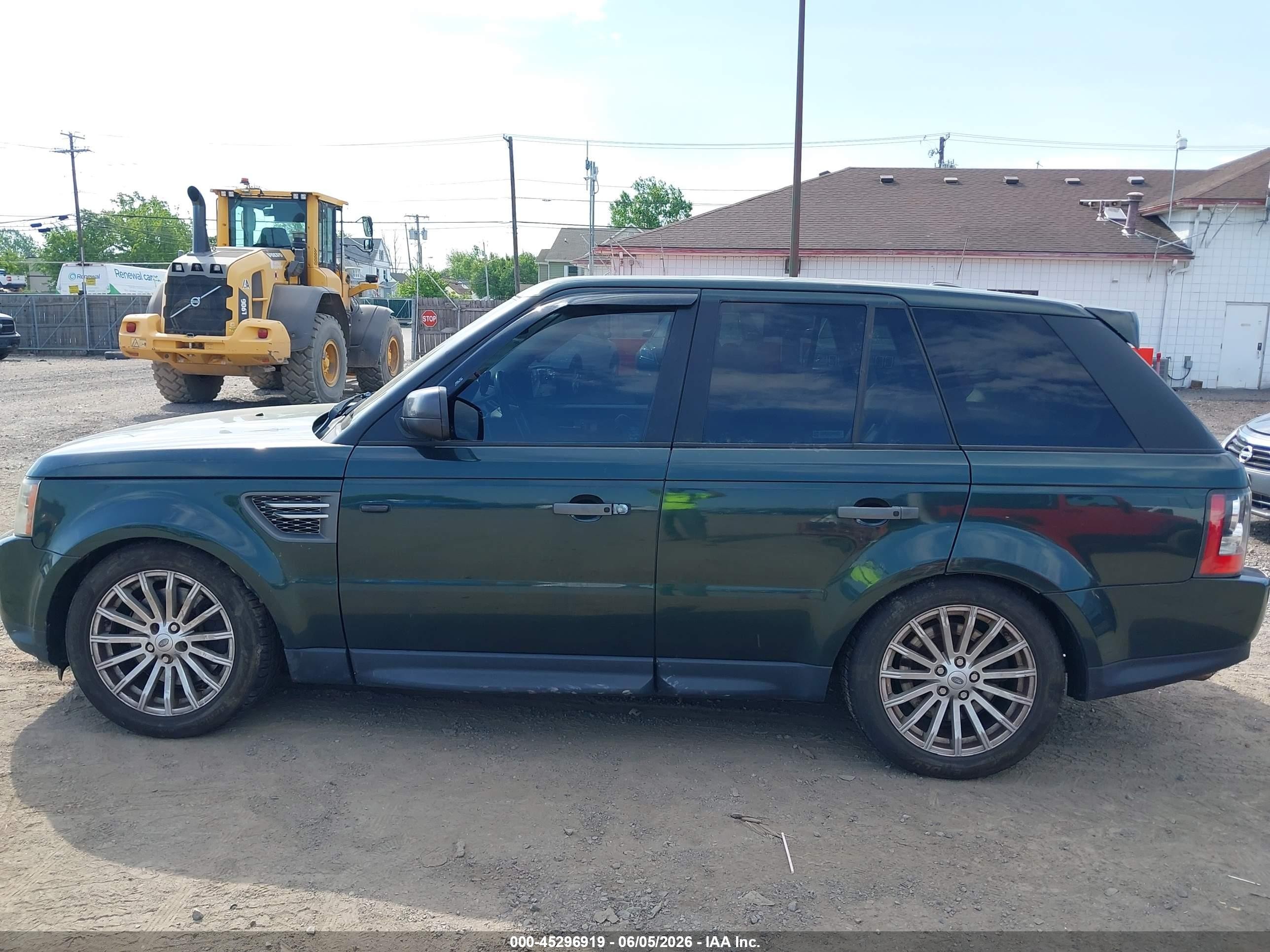 2011 Land Rover Range Rover Sport Hse Green vin: SALSF2D46BA284336