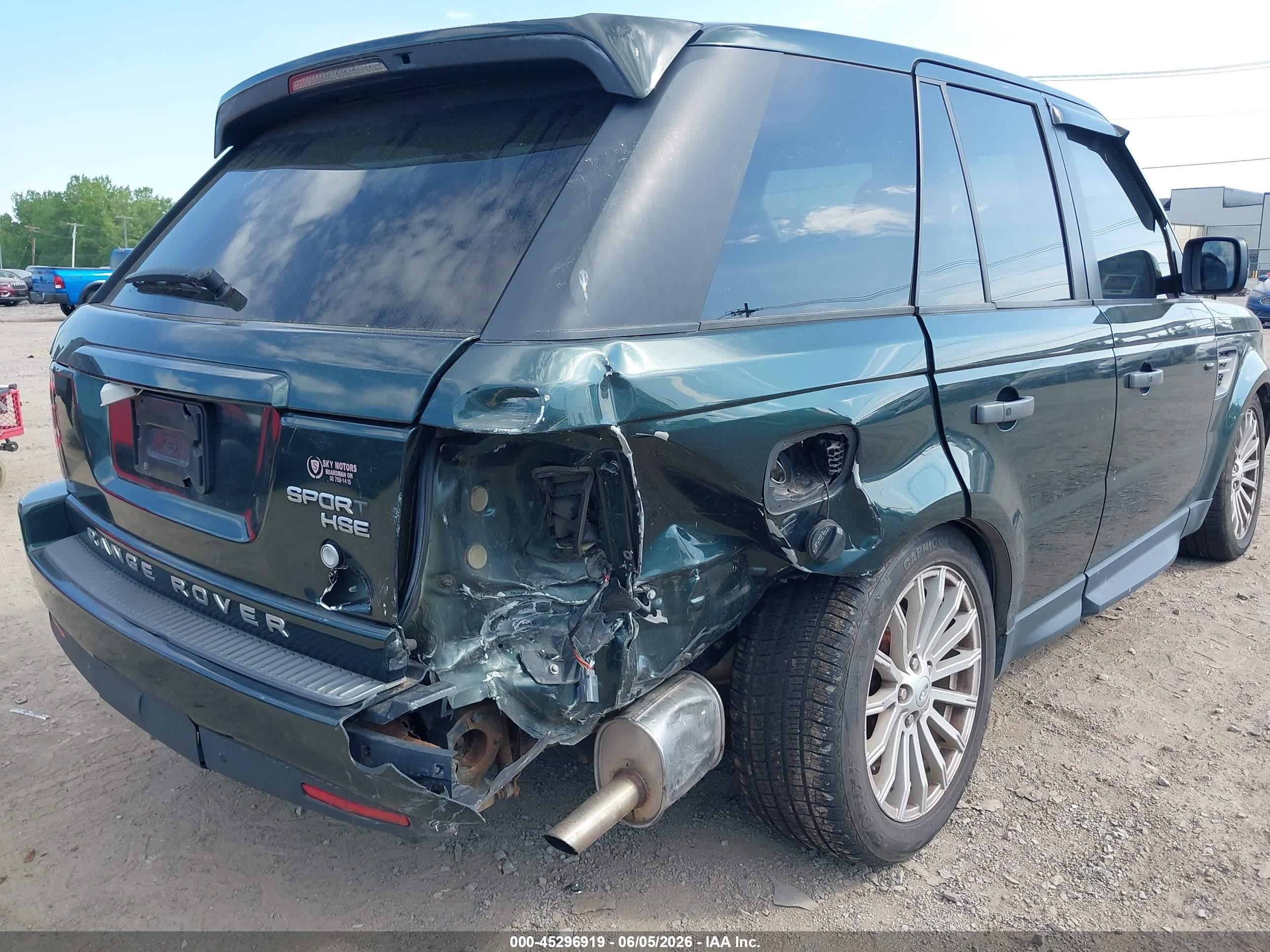 2011 Land Rover Range Rover Sport Hse Green vin: SALSF2D46BA284336