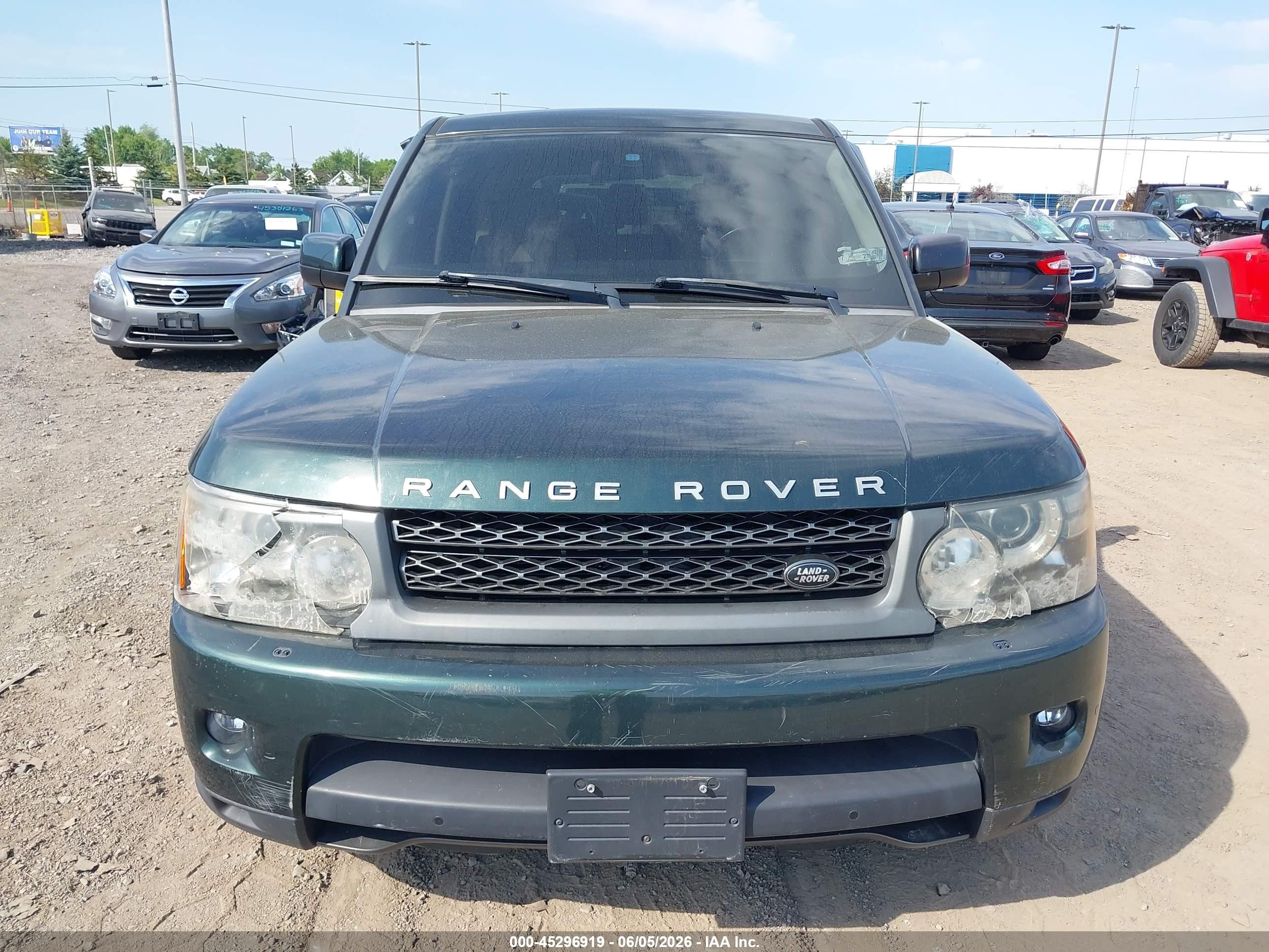 2011 Land Rover Range Rover Sport Hse Green vin: SALSF2D46BA284336