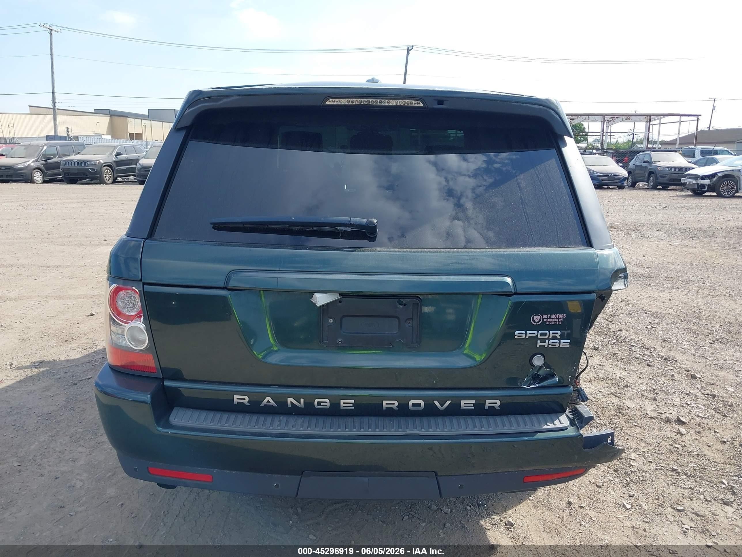 2011 Land Rover Range Rover Sport Hse Green vin: SALSF2D46BA284336