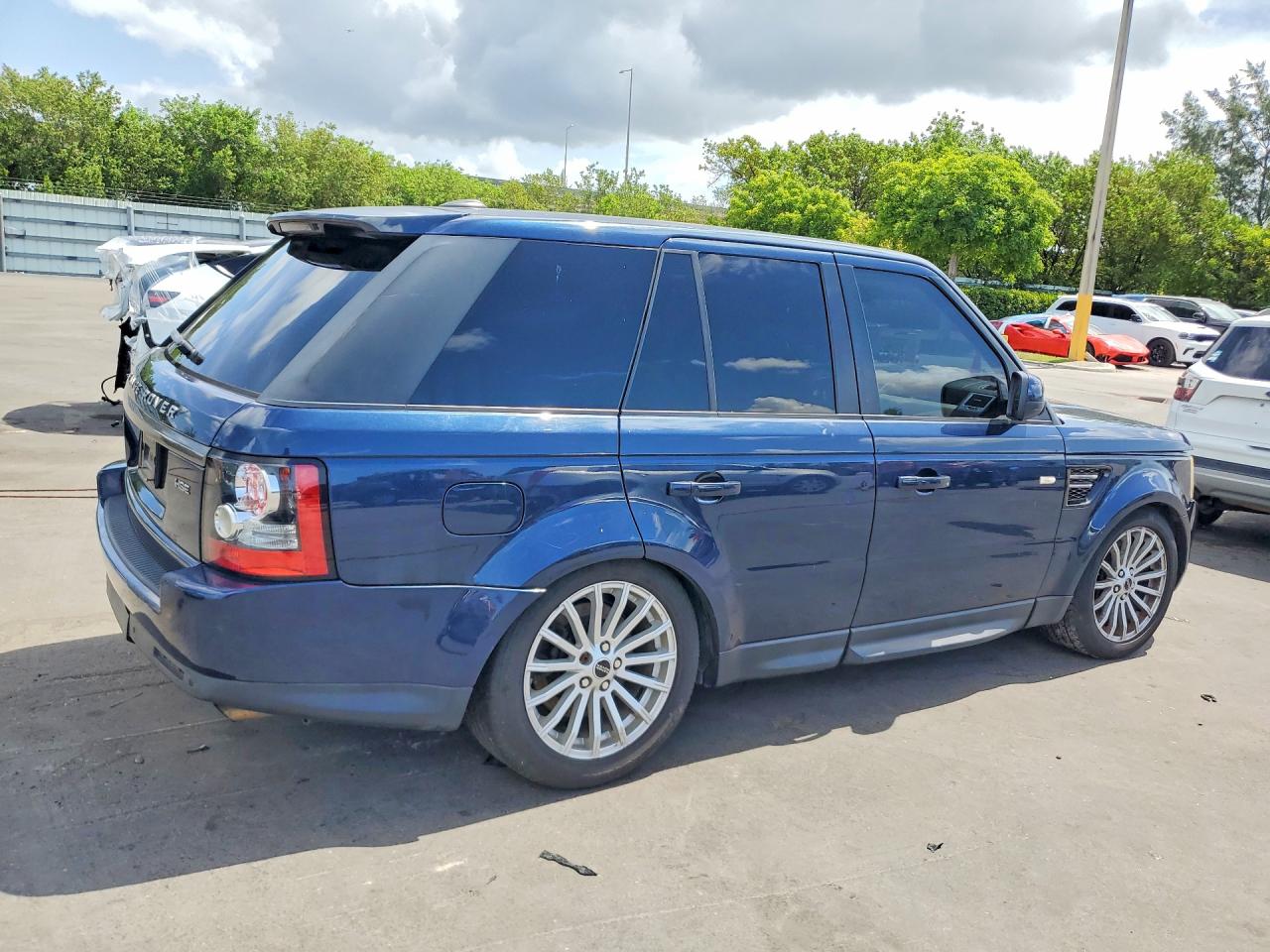 2013 Land Rover Range Rover Sport Hse Blue vin: SALSF2D47DA762296