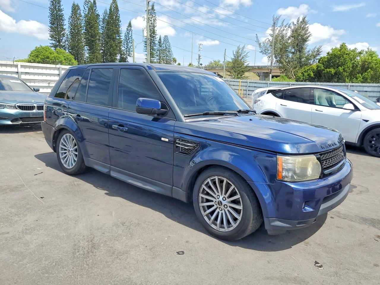 2013 Land Rover Range Rover Sport Hse Blue vin: SALSF2D47DA762296