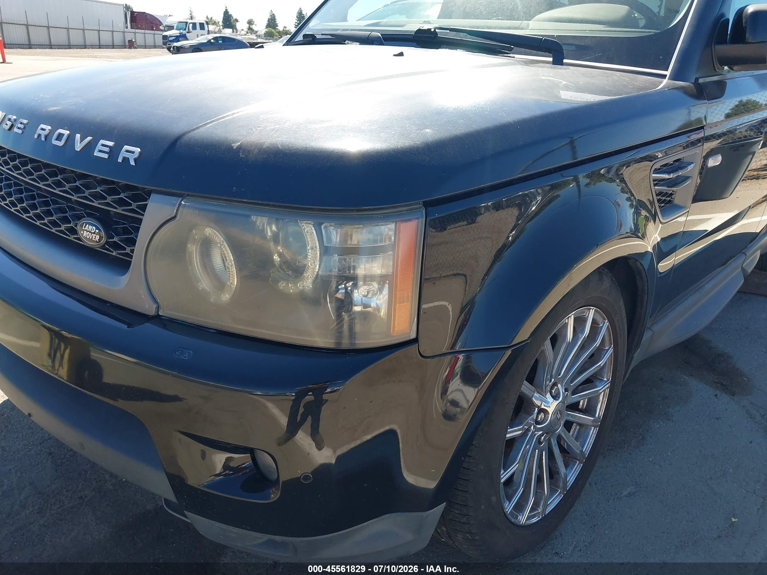 2010 Land Rover Range Rover Sport Hse Black vin: SALSF2D48AA222435