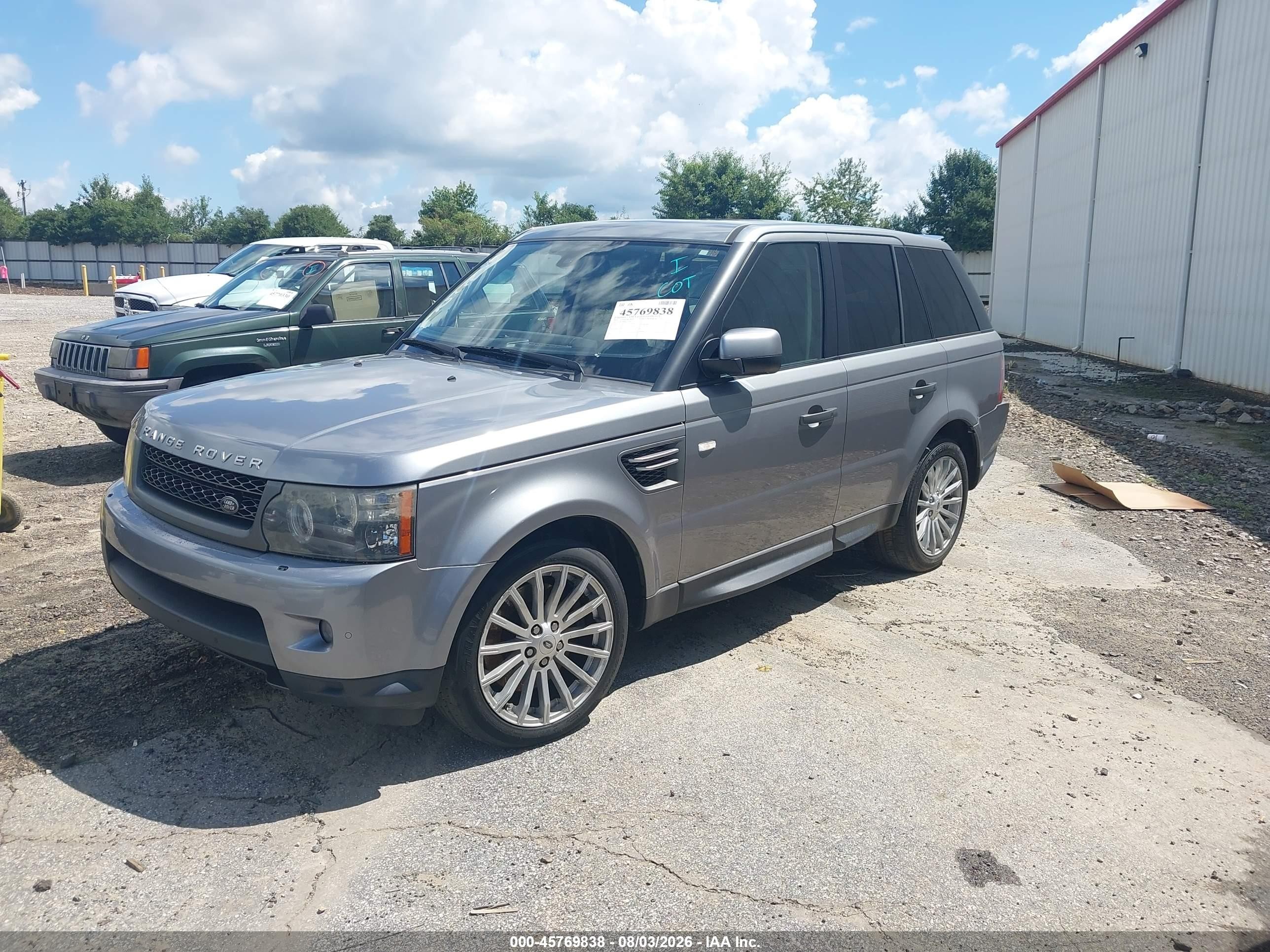 2011 Land Rover Range Rover Sport Hse Gray vin: SALSF2D48BA710530