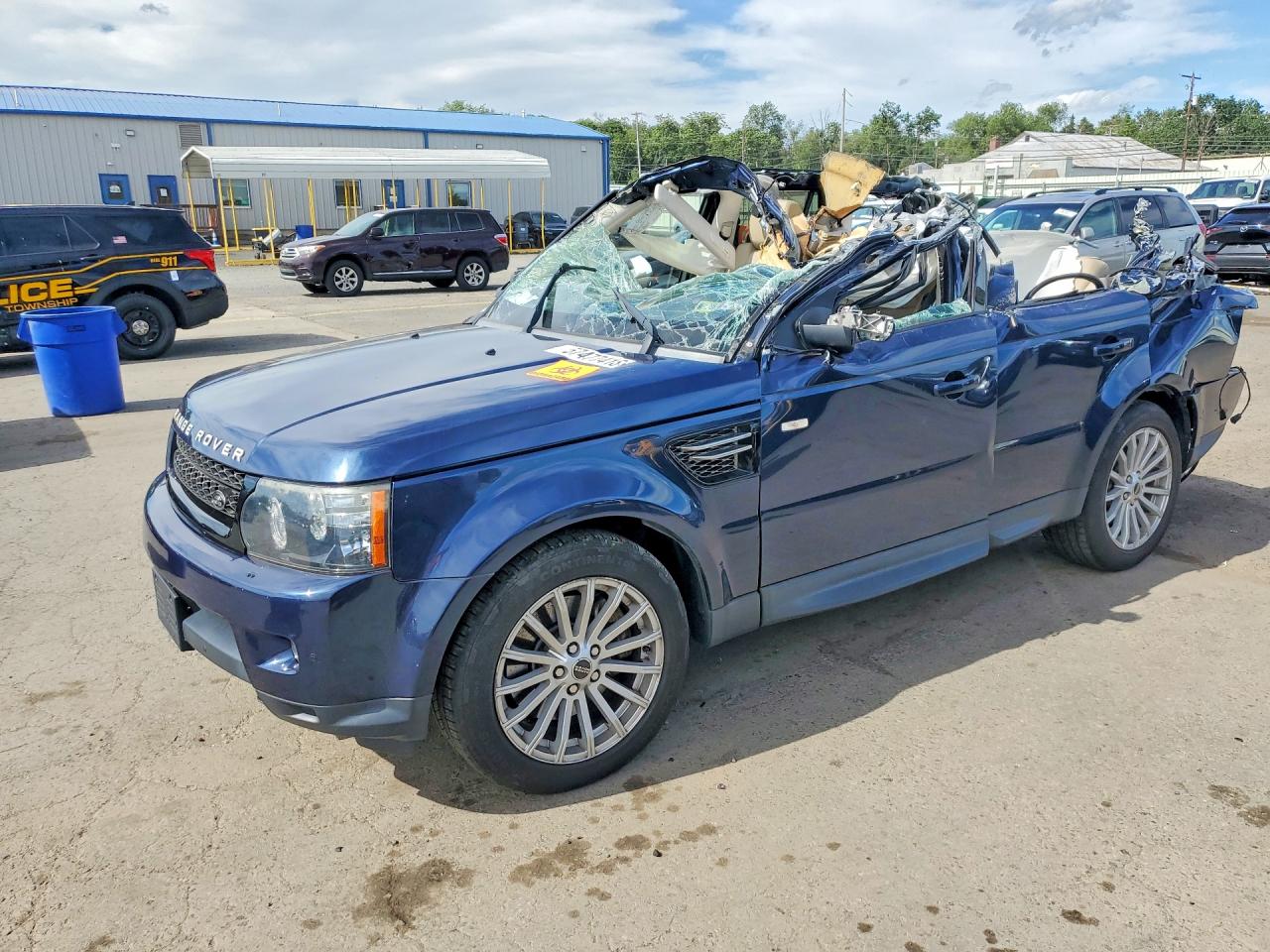 2012 Land Rover Range Rover Sport Hse Blue vin: SALSF2D48CA746770