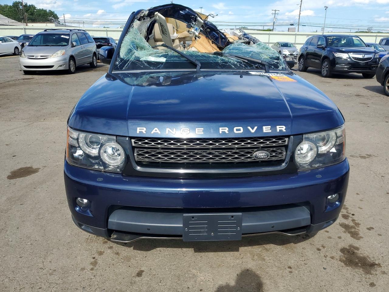 2012 Land Rover Range Rover Sport Hse Blue vin: SALSF2D48CA746770