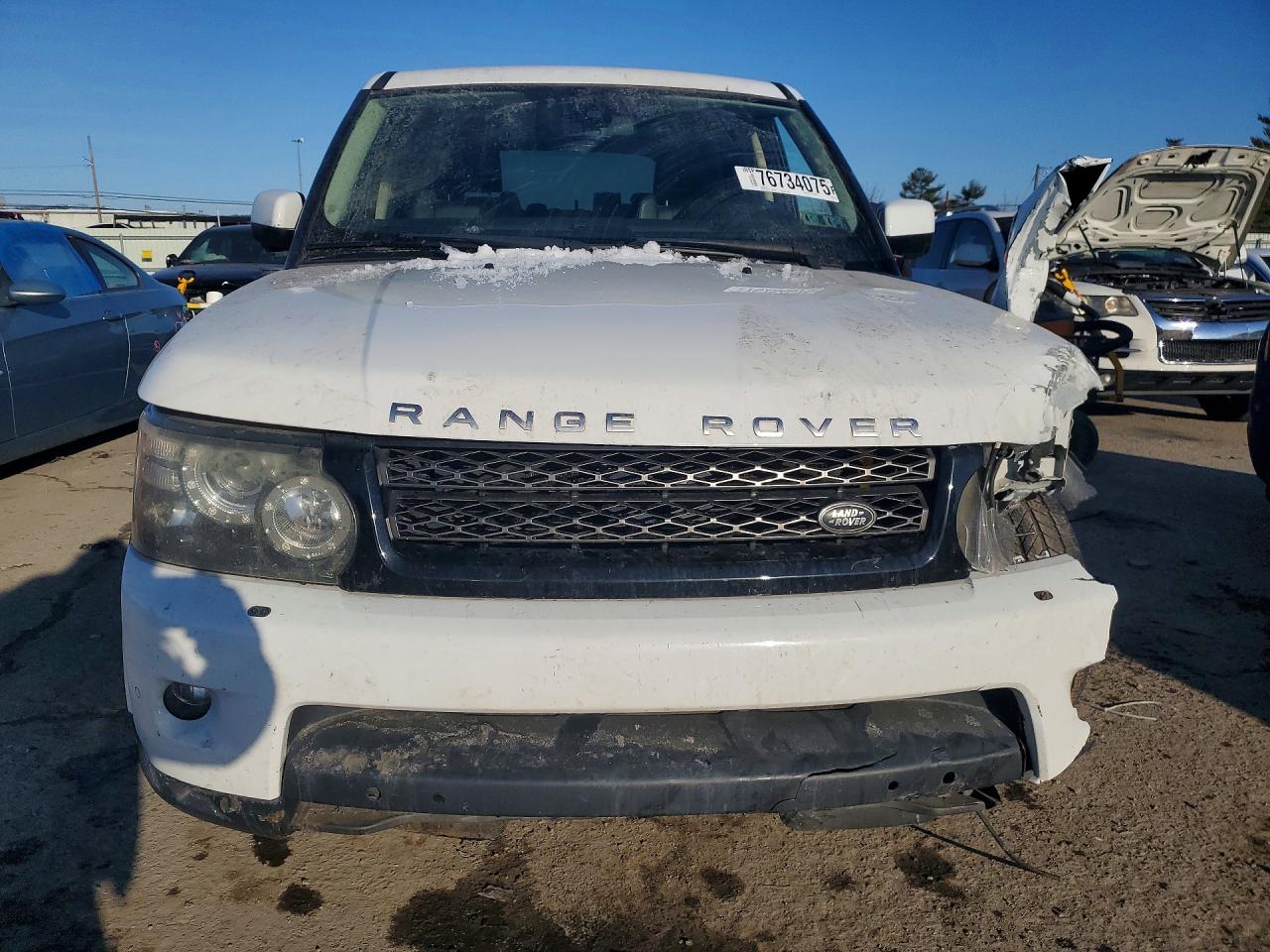 2013 Land Rover Range Rover Sport Hse White vin: SALSF2D48DA810159