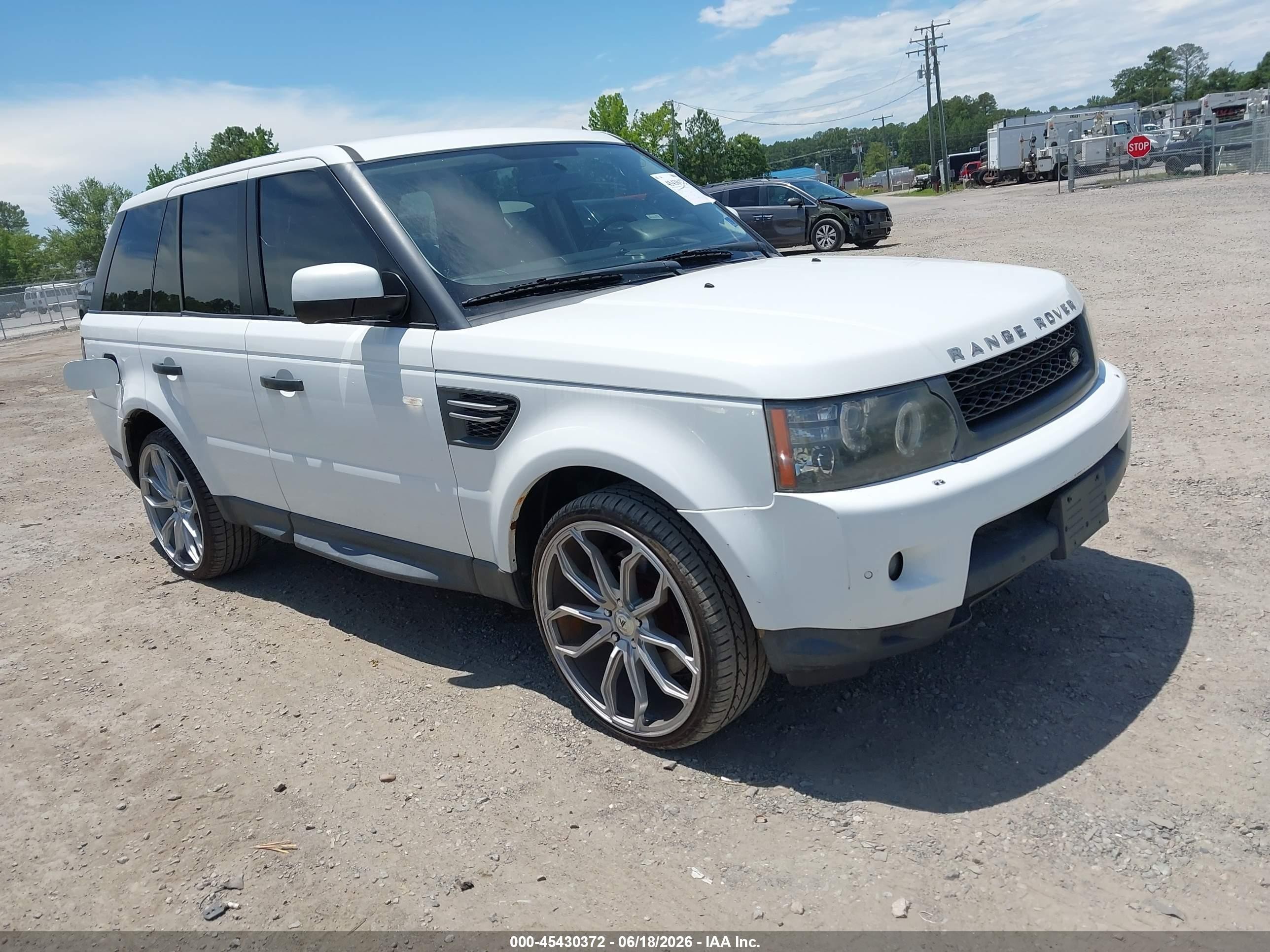 2011 Land Rover Range Rover Sport Hse White vin: SALSF2D49BA273198