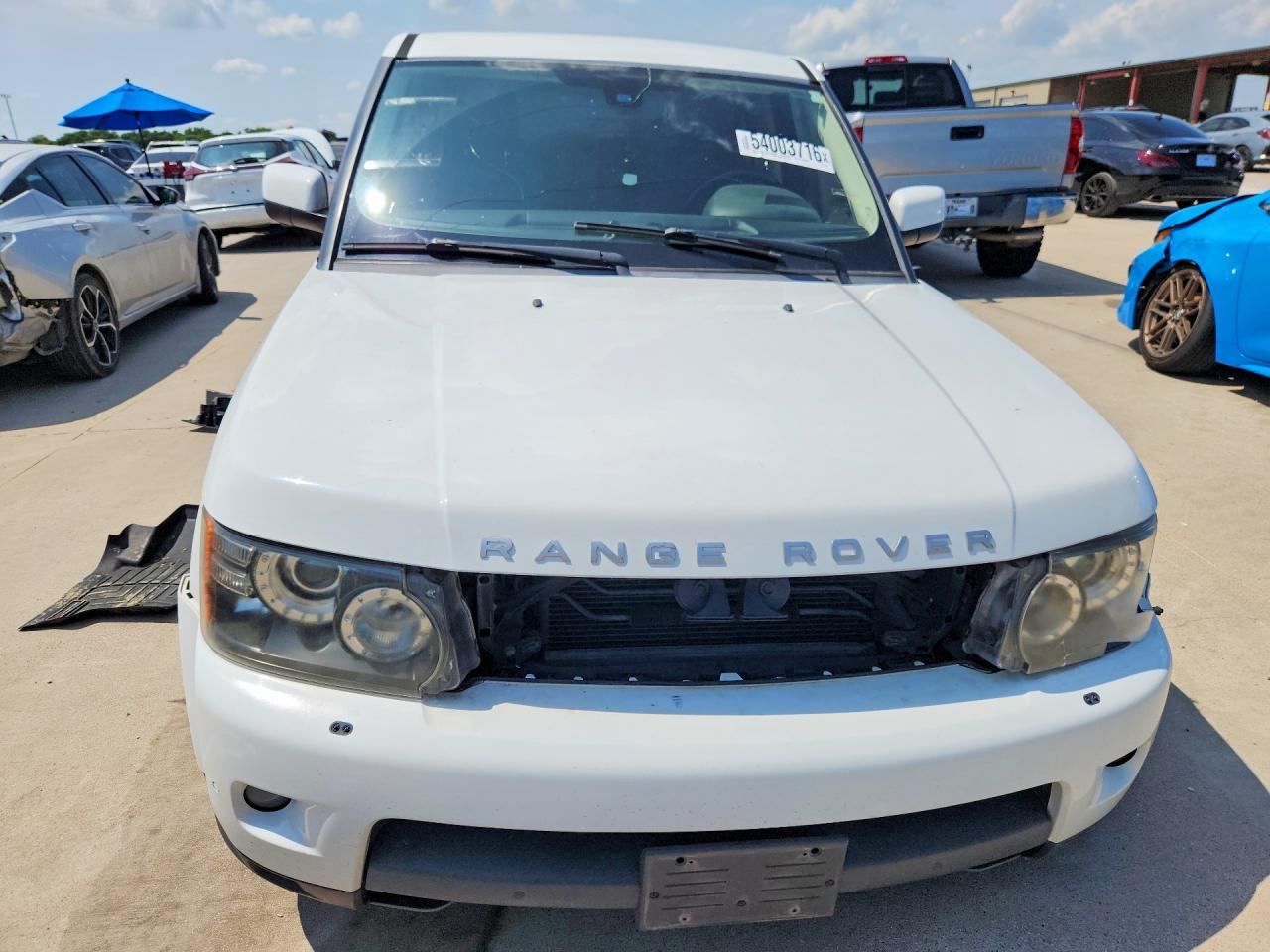 2011 Land Rover Range Rover Sport Hse White vin: SALSF2D49BA701657