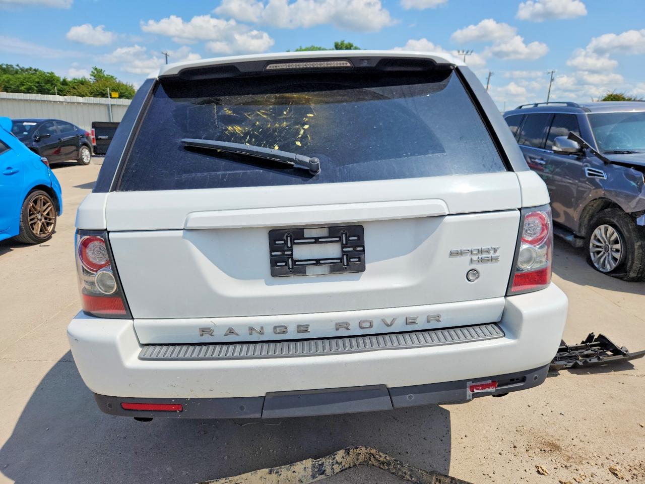2011 Land Rover Range Rover Sport Hse White vin: SALSF2D49BA701657