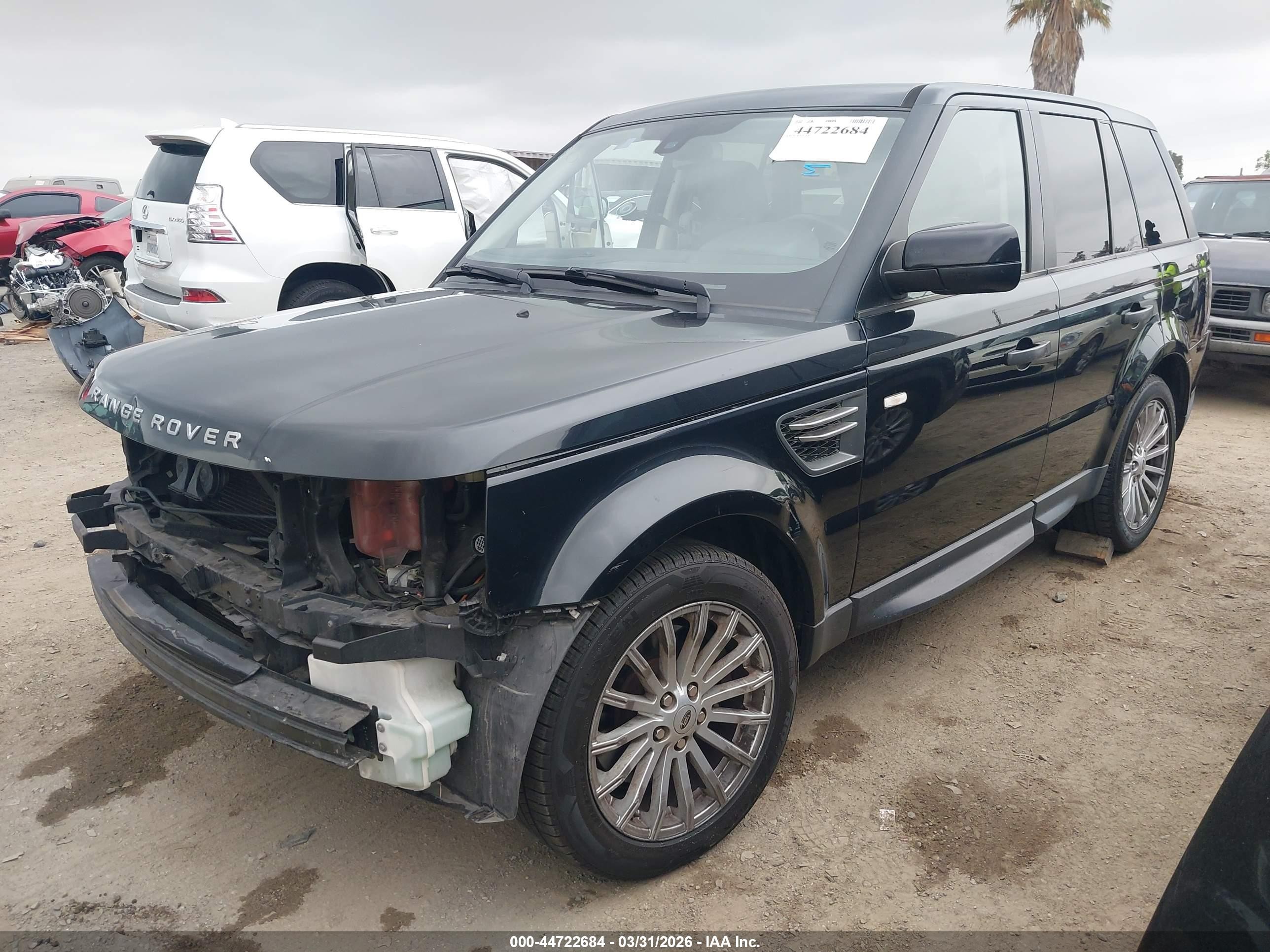 2011 Land Rover Range Rover Sport Hse Black vin: SALSF2D4XBA711856