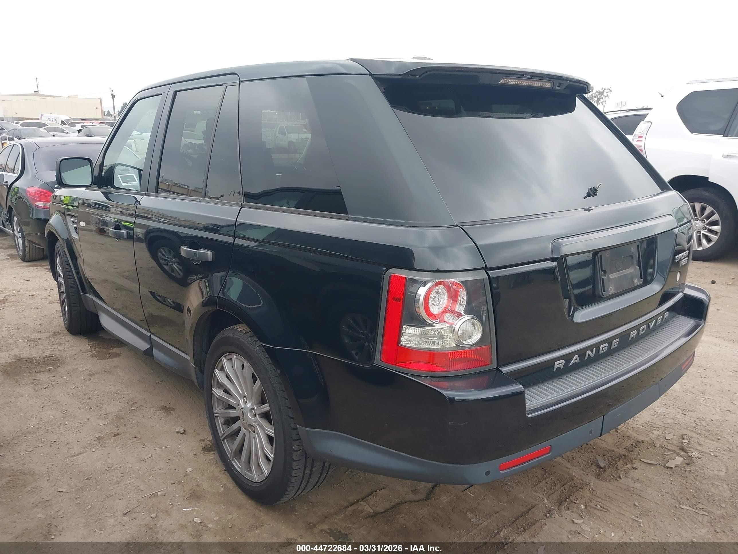 2011 Land Rover Range Rover Sport Hse Black vin: SALSF2D4XBA711856