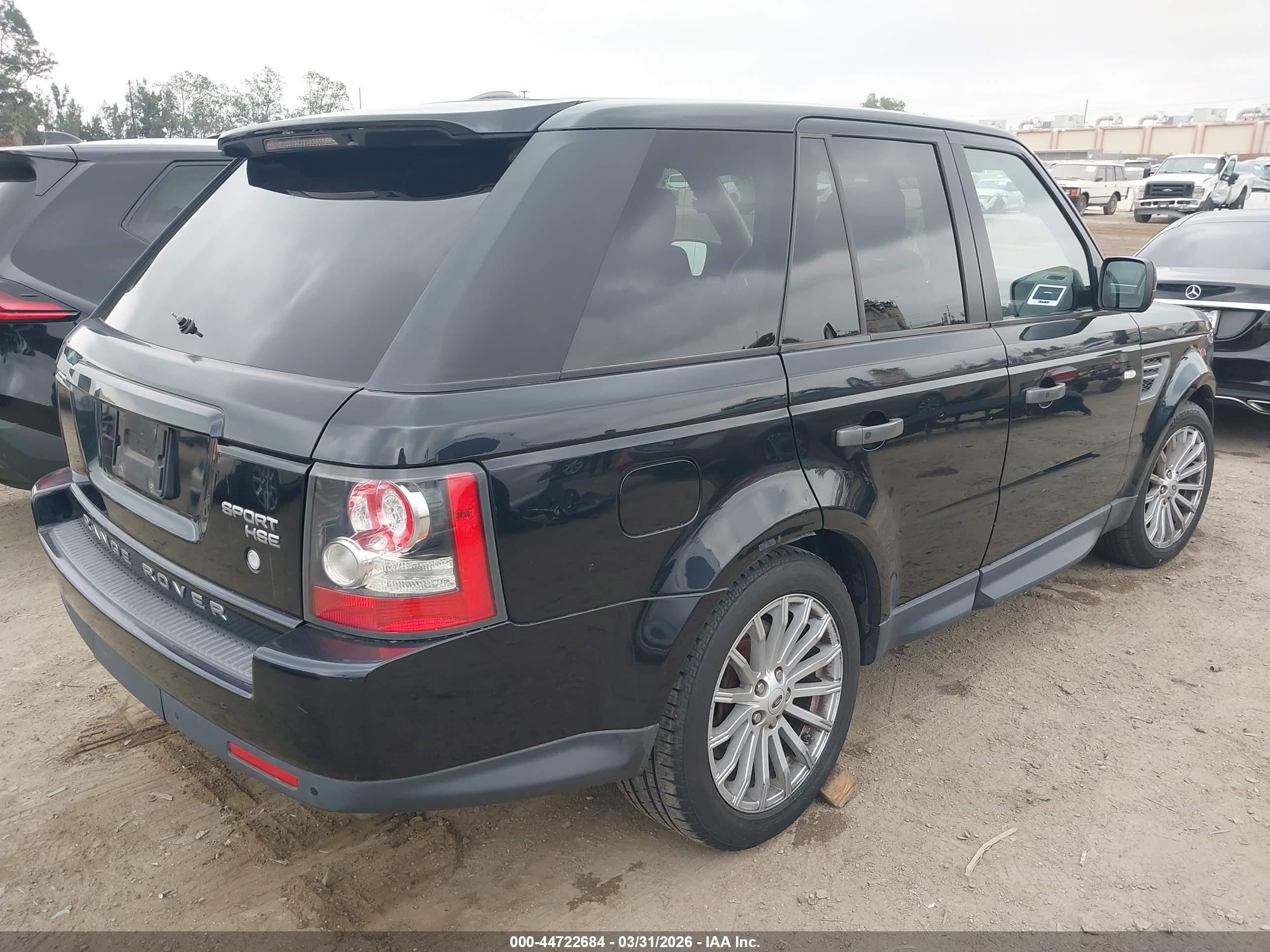 2011 Land Rover Range Rover Sport Hse Black vin: SALSF2D4XBA711856