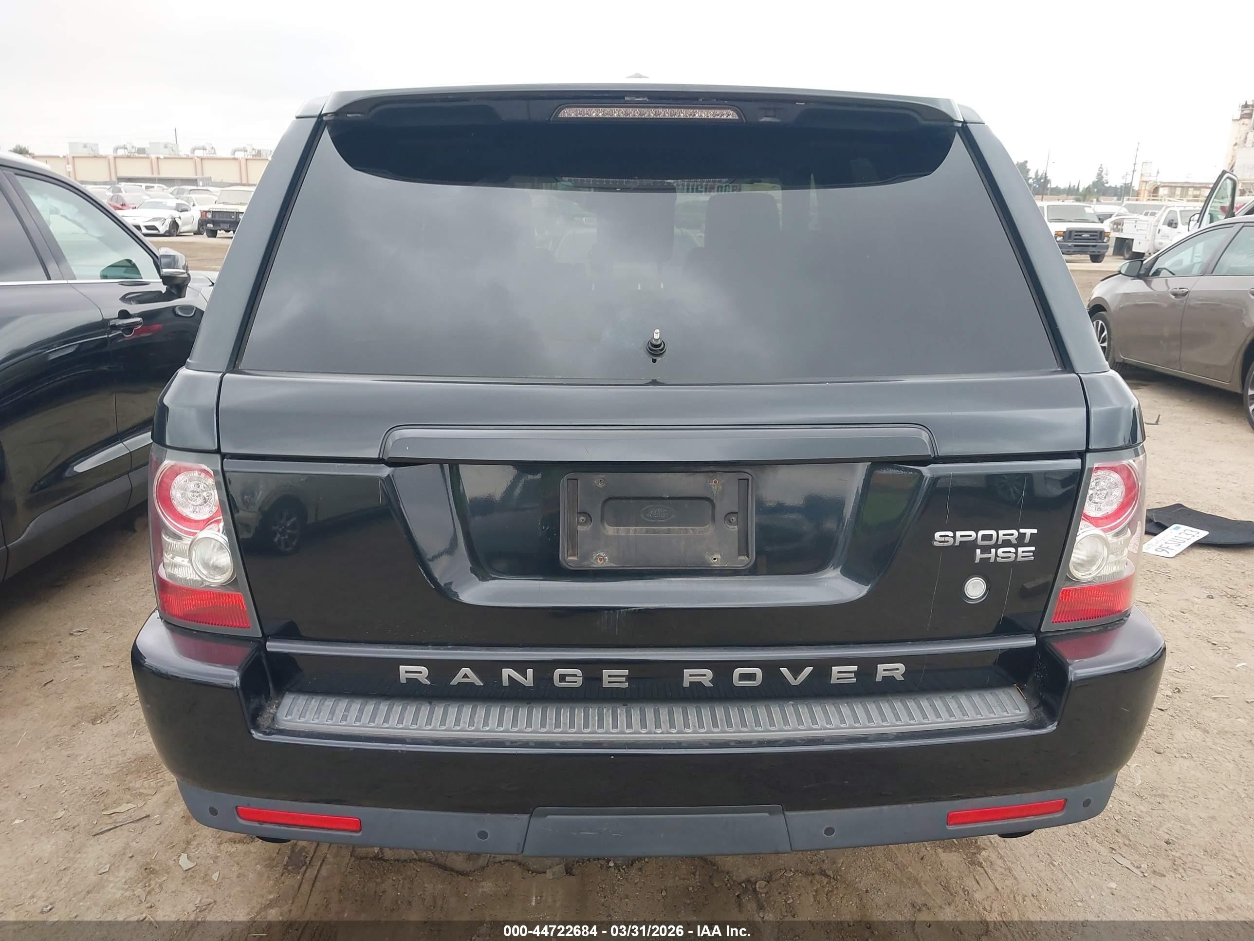 2011 Land Rover Range Rover Sport Hse Black vin: SALSF2D4XBA711856