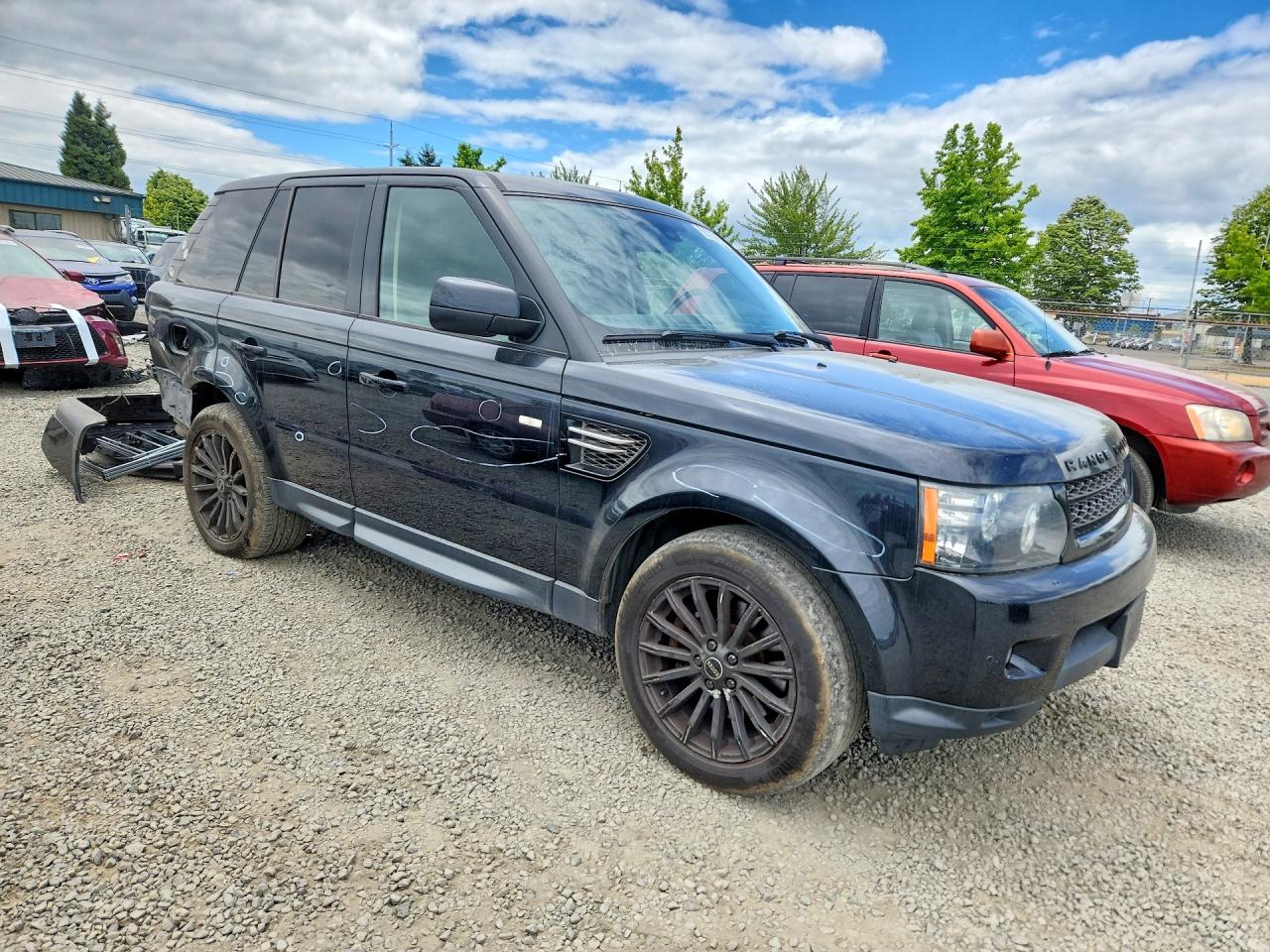2012 Land Rover Range Rover Sport Hse Black vin: SALSF2D4XCA729355
