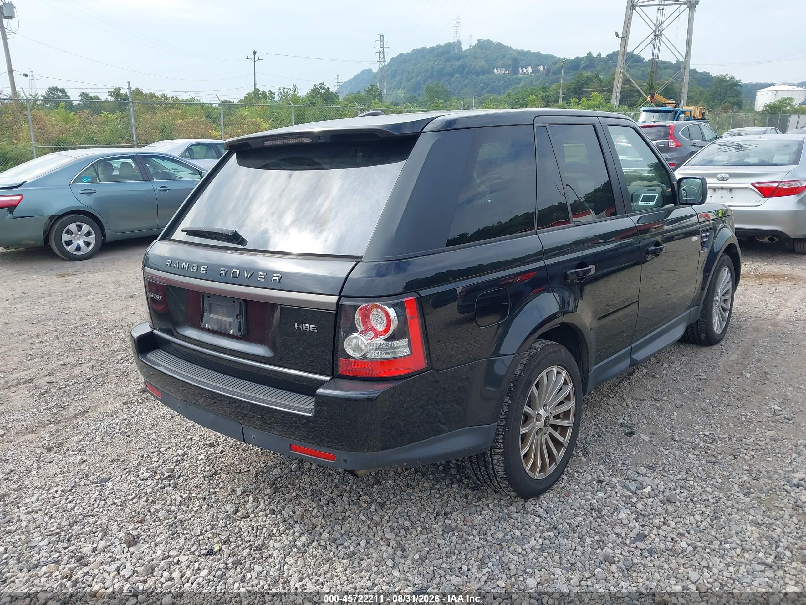 2013 Land Rover Range Rover Sport Hse Blue vin: SALSF2D4XDA786916