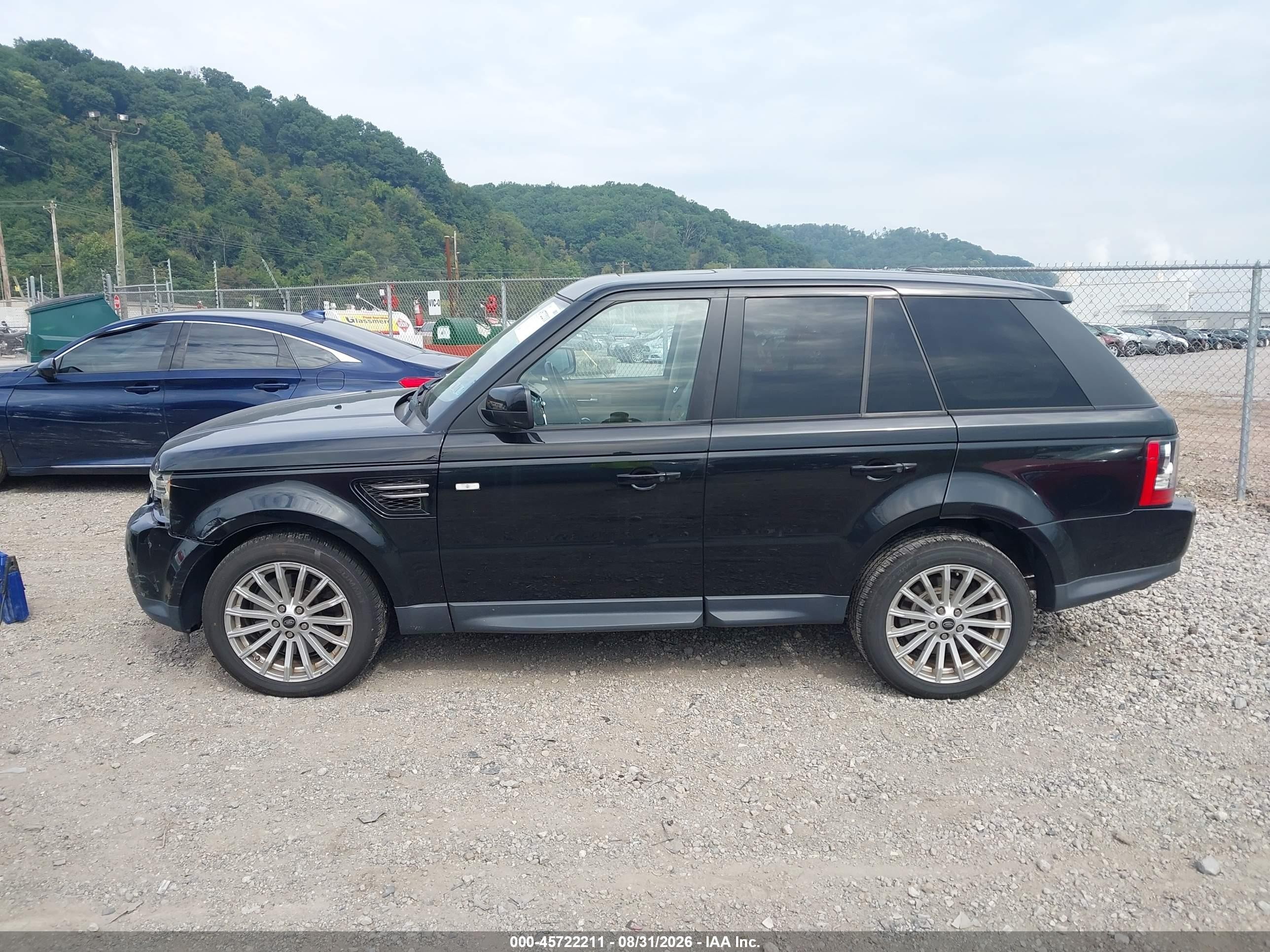 2013 Land Rover Range Rover Sport Hse Blue vin: SALSF2D4XDA786916