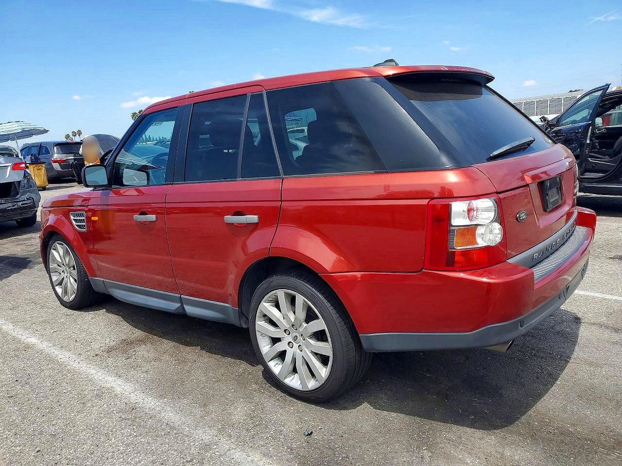 2006 Land Rover Range Rover Sport Supercharged Red vin: SALSH23406A963424