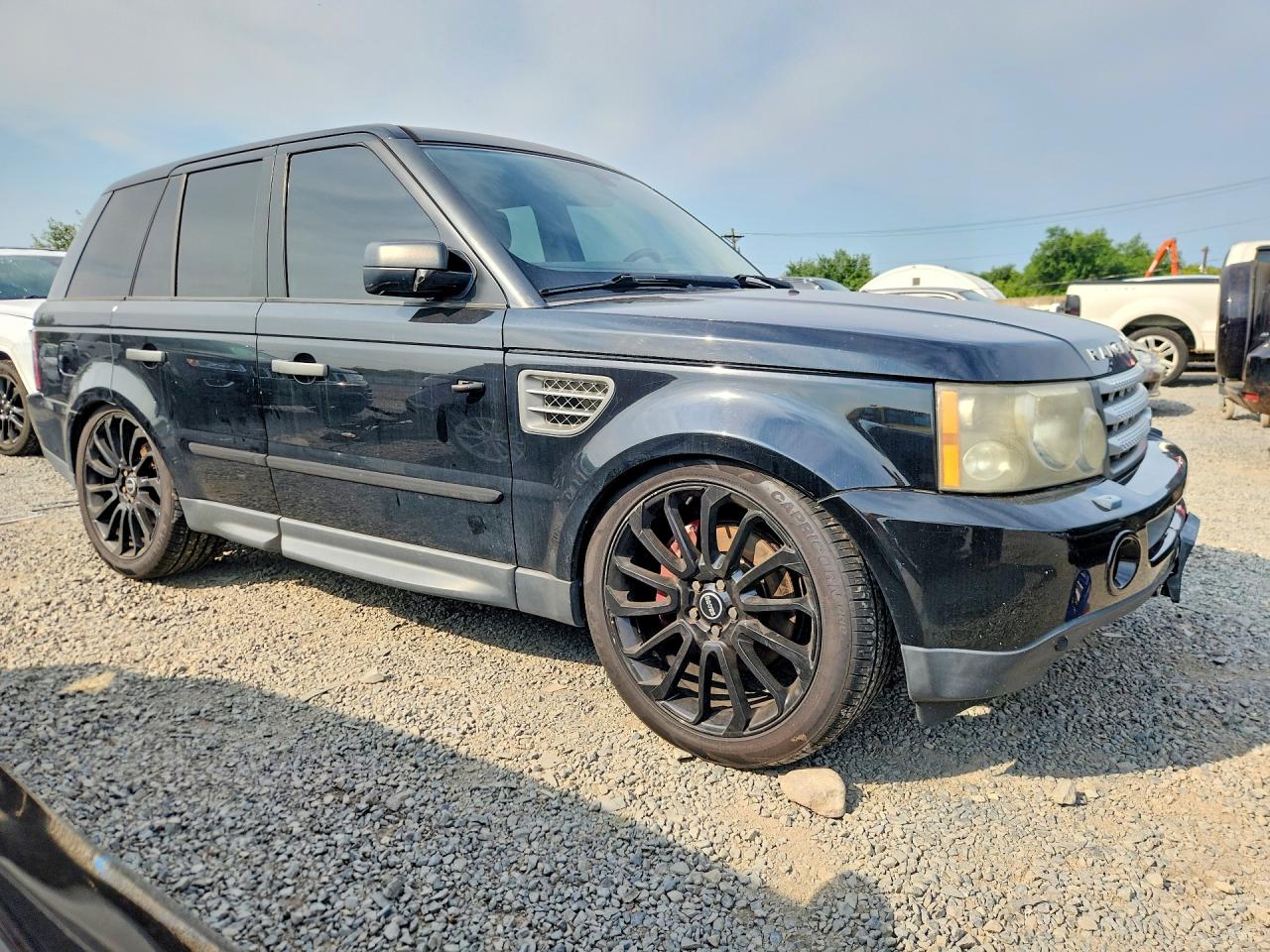 2008 Land Rover Range Rover Sport Supercharged Black vin: SALSH23408A133240