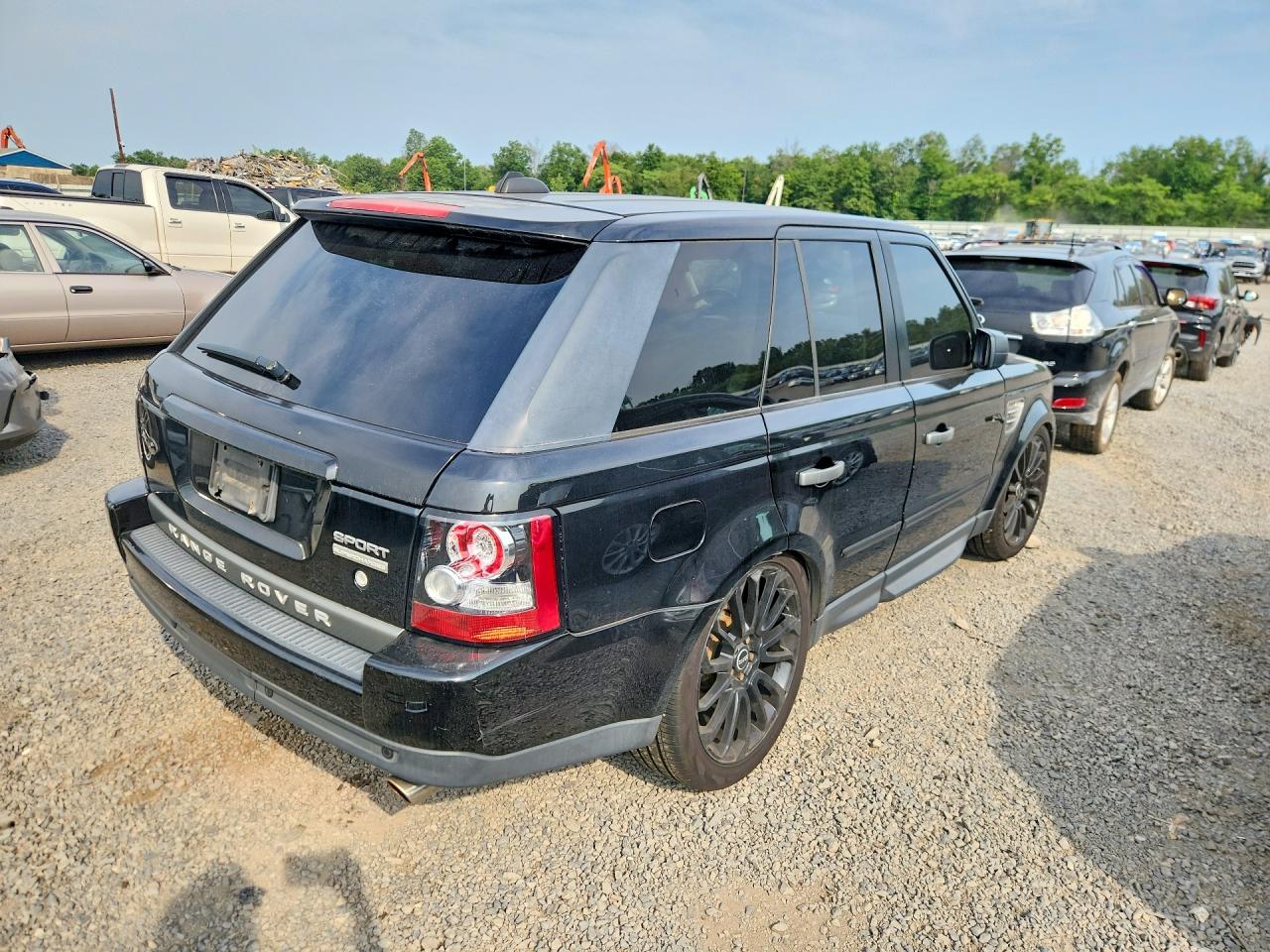 2008 Land Rover Range Rover Sport Supercharged Black vin: SALSH23408A133240
