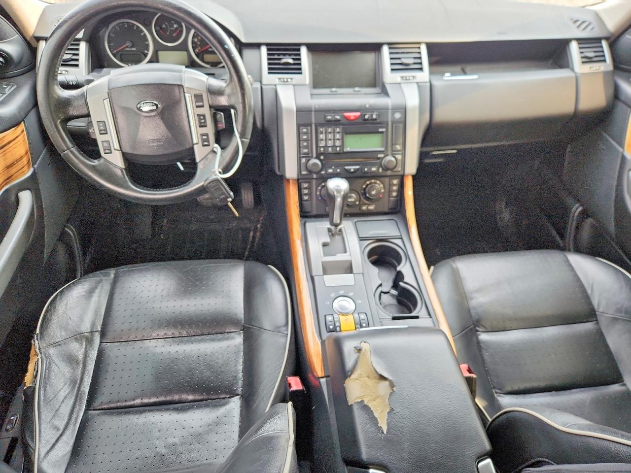 2008 Land Rover Range Rover Sport Supercharged Black vin: SALSH23408A133240