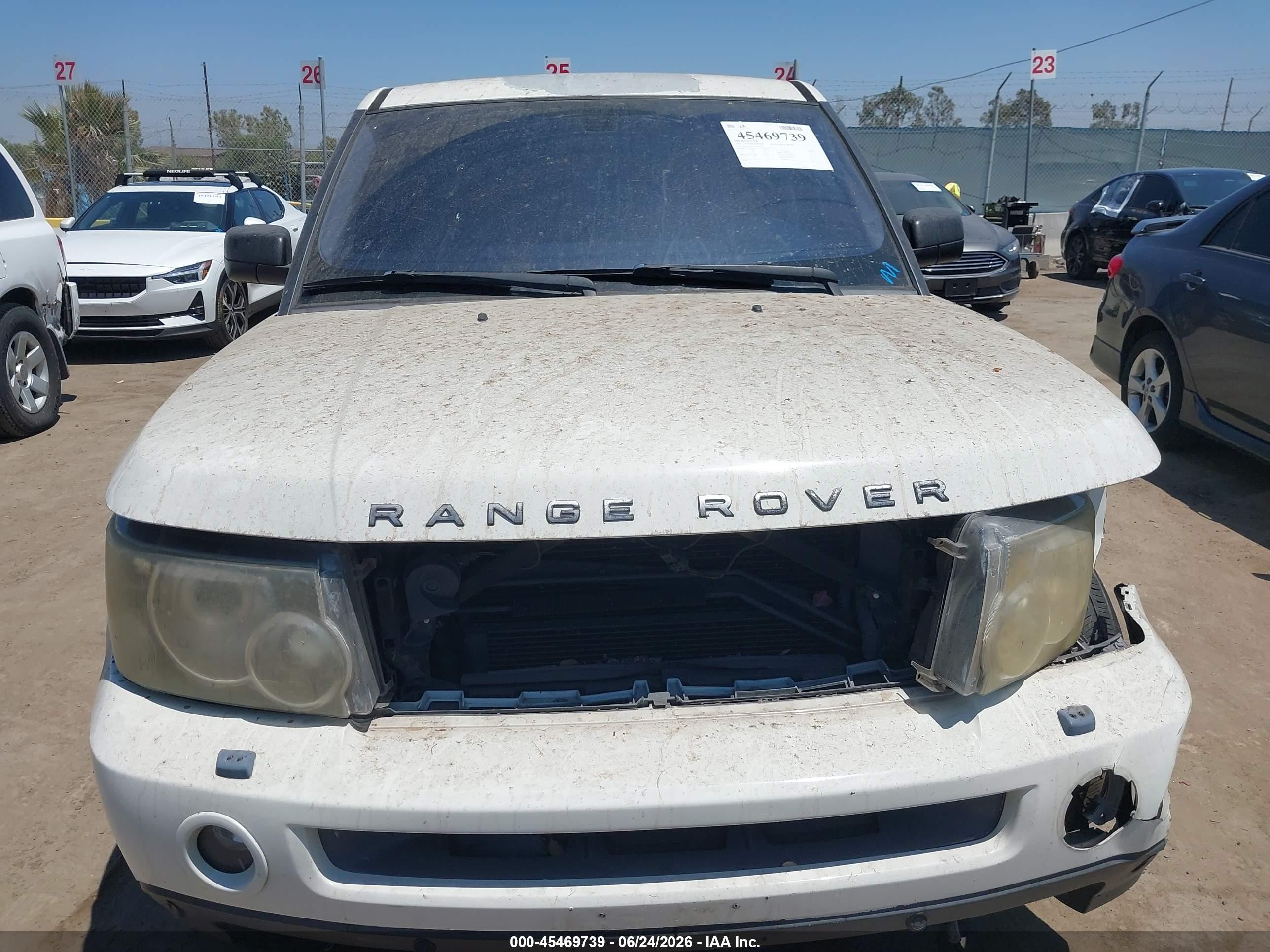 2007 Land Rover Range Rover Sport Supercharged White vin: SALSH23417A987295