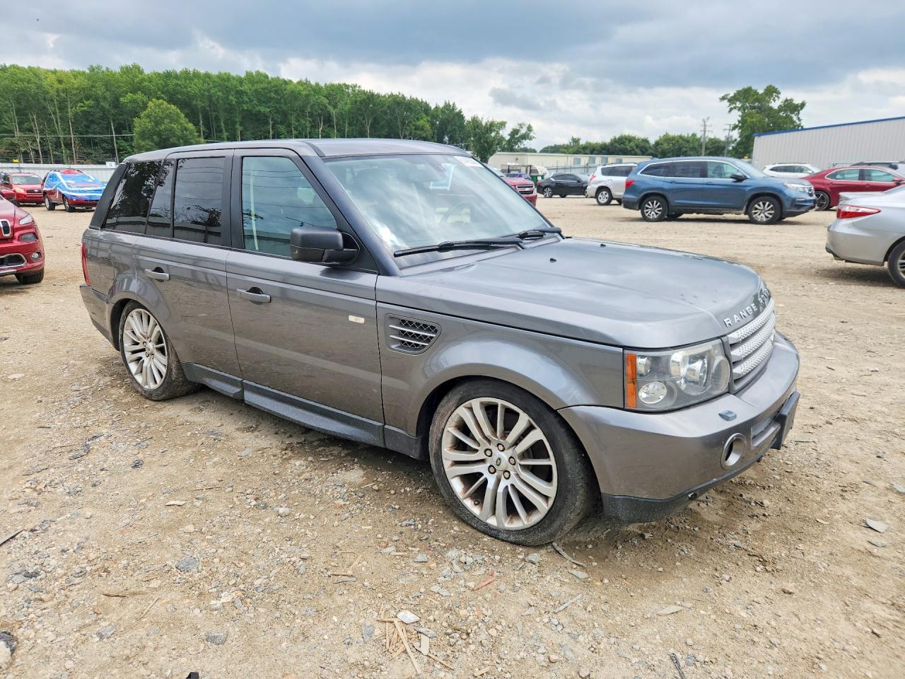 2009 Land Rover Range Rover Sport Supercharged Gray vin: SALSH23419A199457