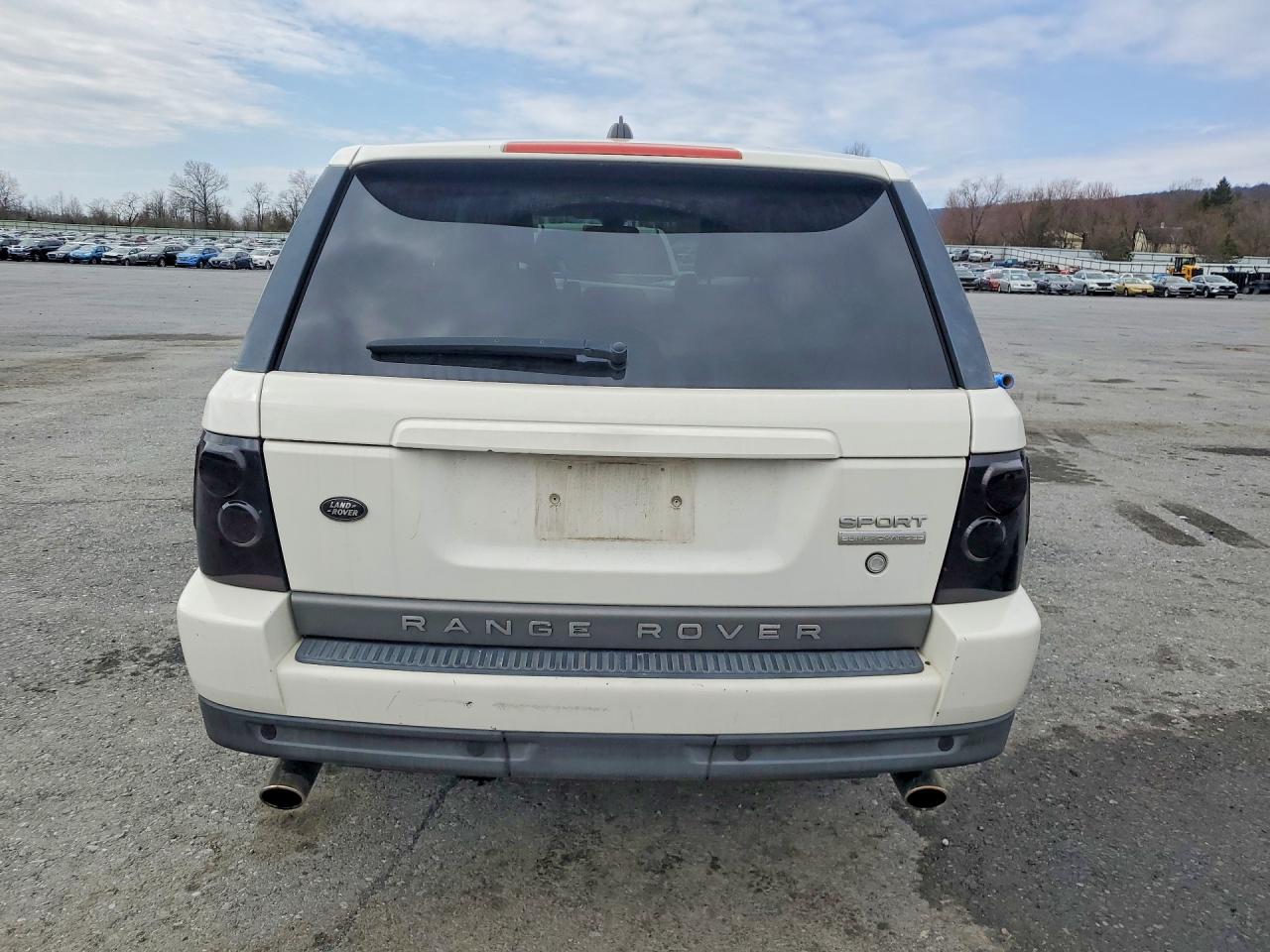 2007 Land Rover Range Rover Sport Supercharged White vin: SALSH23427A999455