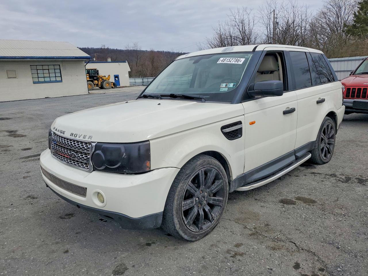 2007 Land Rover Range Rover Sport Supercharged White vin: SALSH23427A999455