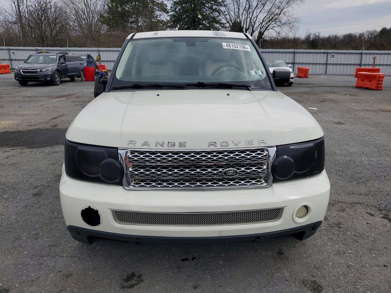2007 Land Rover Range Rover Sport Supercharged White vin: SALSH23427A999455