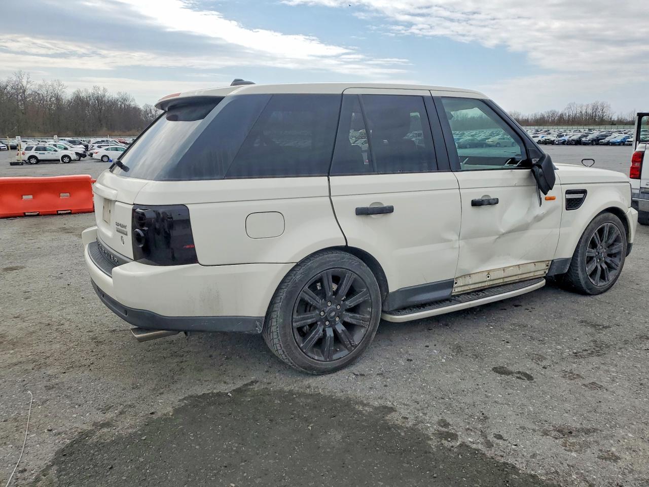 2007 Land Rover Range Rover Sport Supercharged White vin: SALSH23427A999455