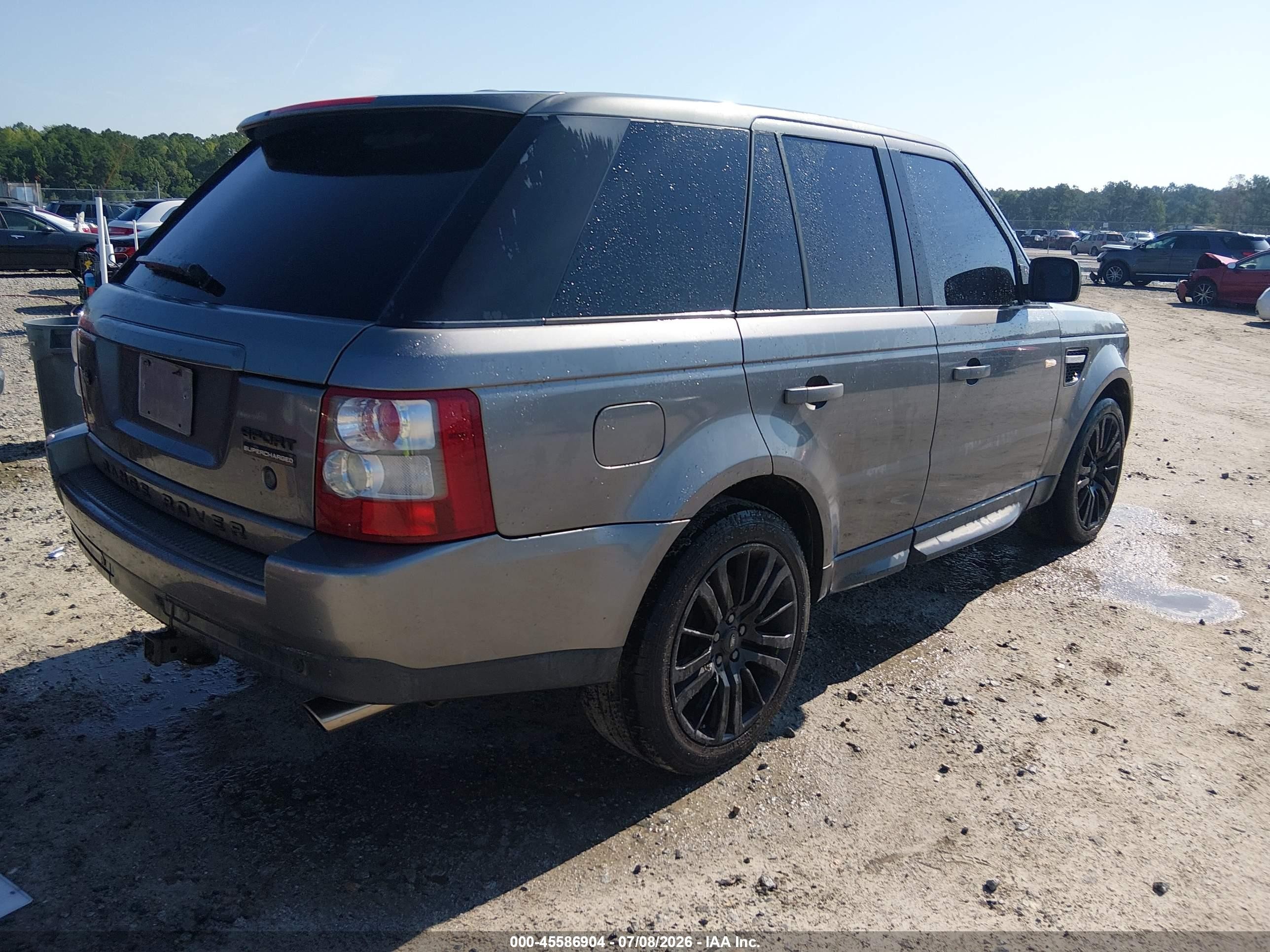 2009 Land Rover Range Rover Sport Supercharged Black vin: SALSH23429A193358