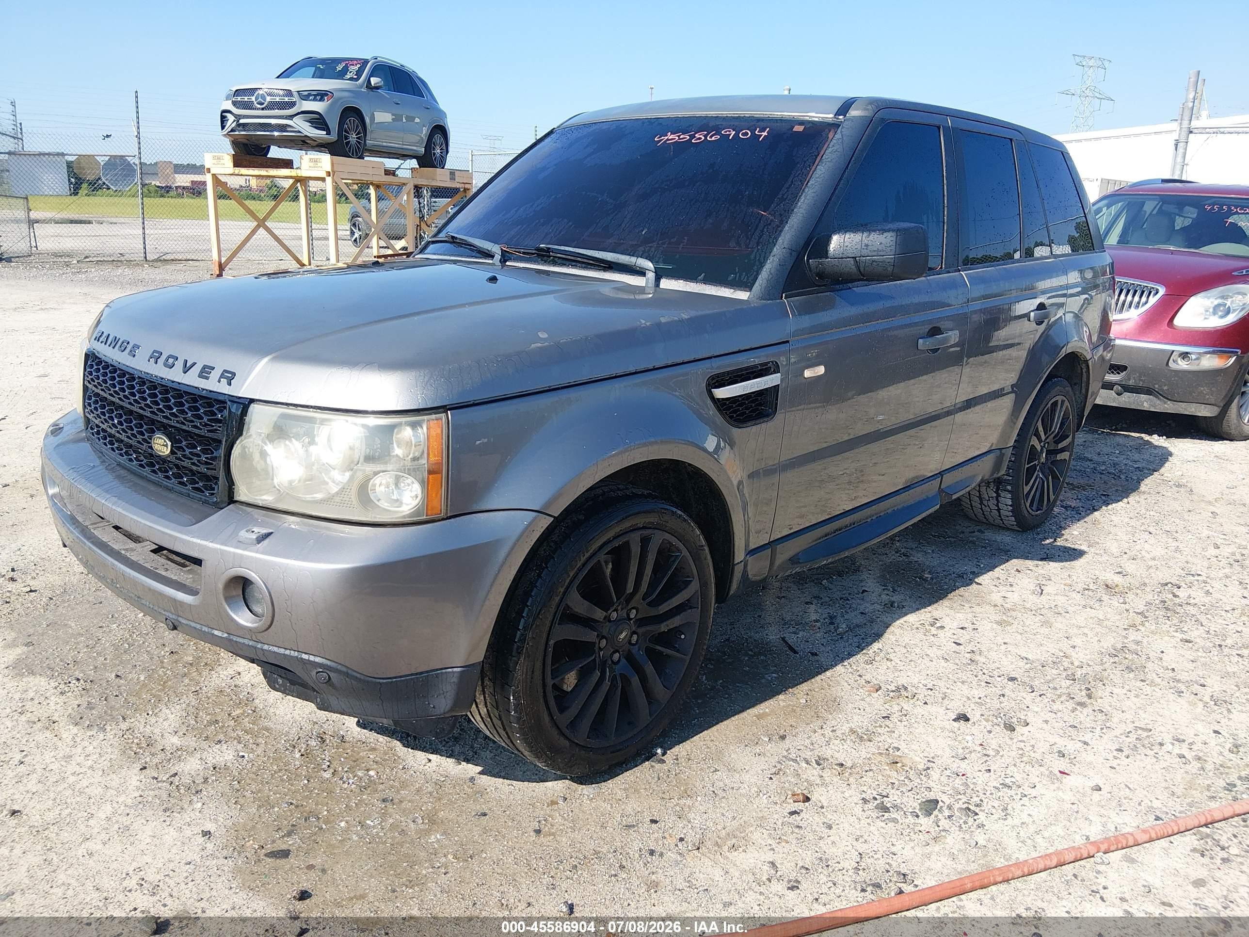 2009 Land Rover Range Rover Sport Supercharged Black vin: SALSH23429A193358