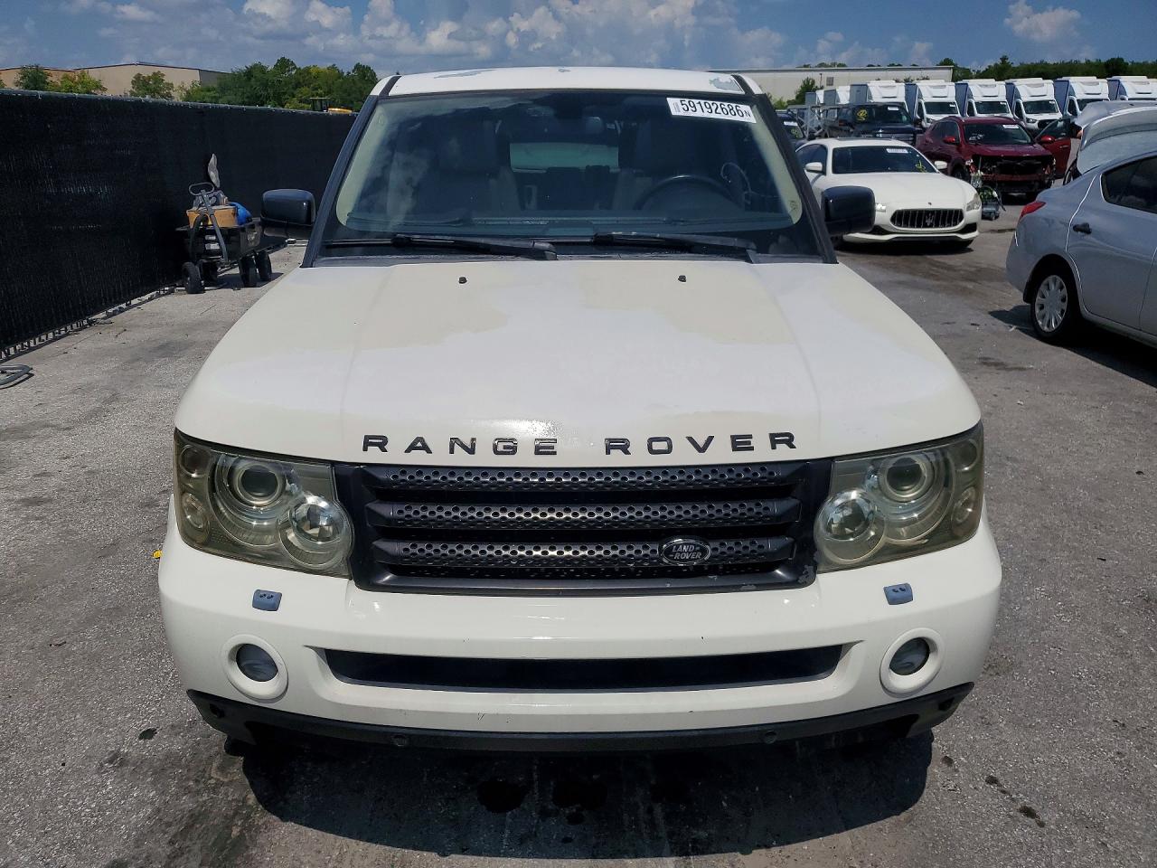 2009 Land Rover Range Rover Sport Supercharged White vin: SALSH23429A195675