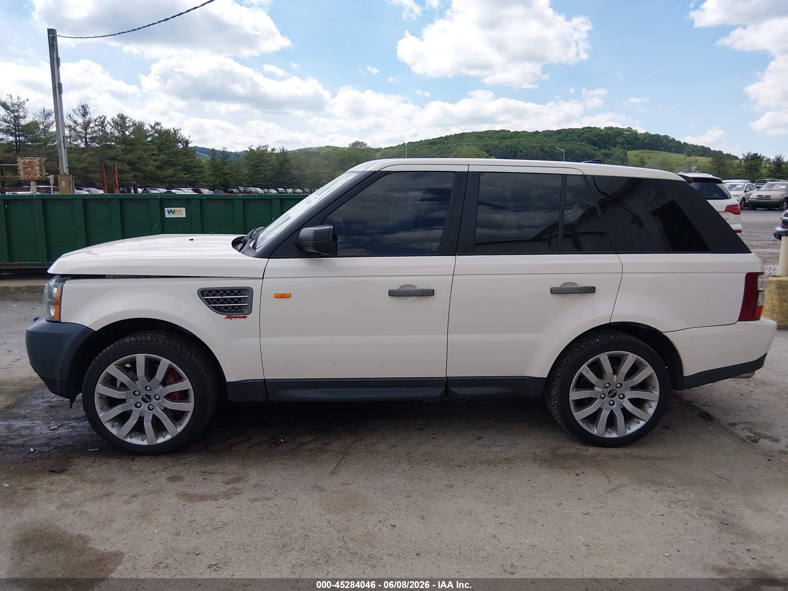 2008 Land Rover Range Rover Sport Supercharged White vin: SALSH23448A173143