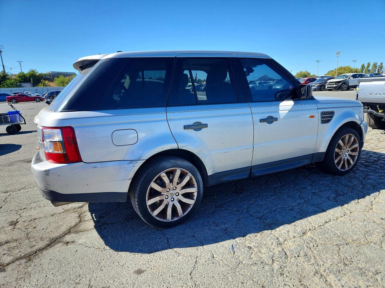 2006 Land Rover Range Rover Sport Supercharged Silver vin: SALSH23456A927020