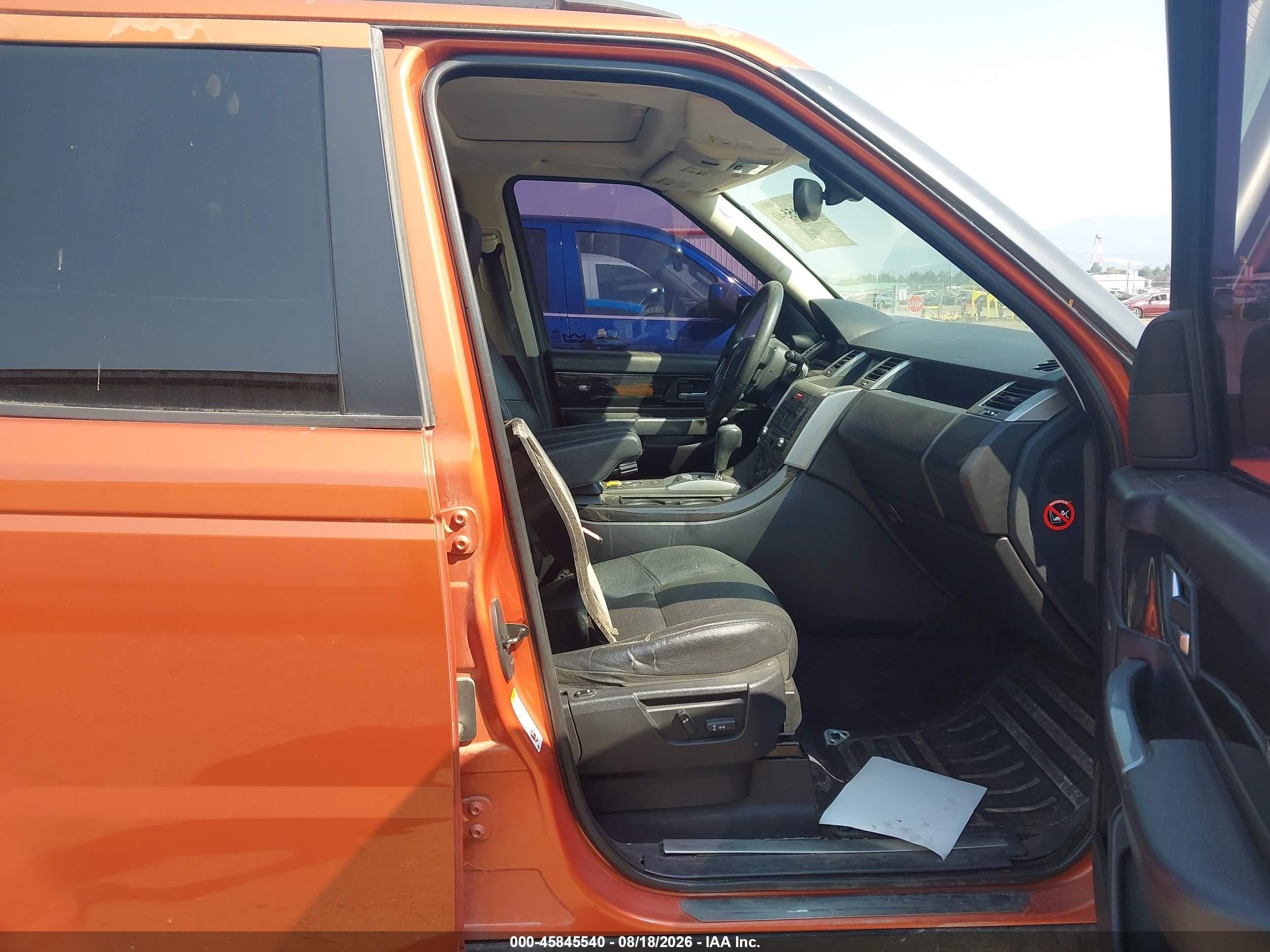 2006 Land Rover Range Rover Sport Supercharged Orange vin: SALSH23466A903776