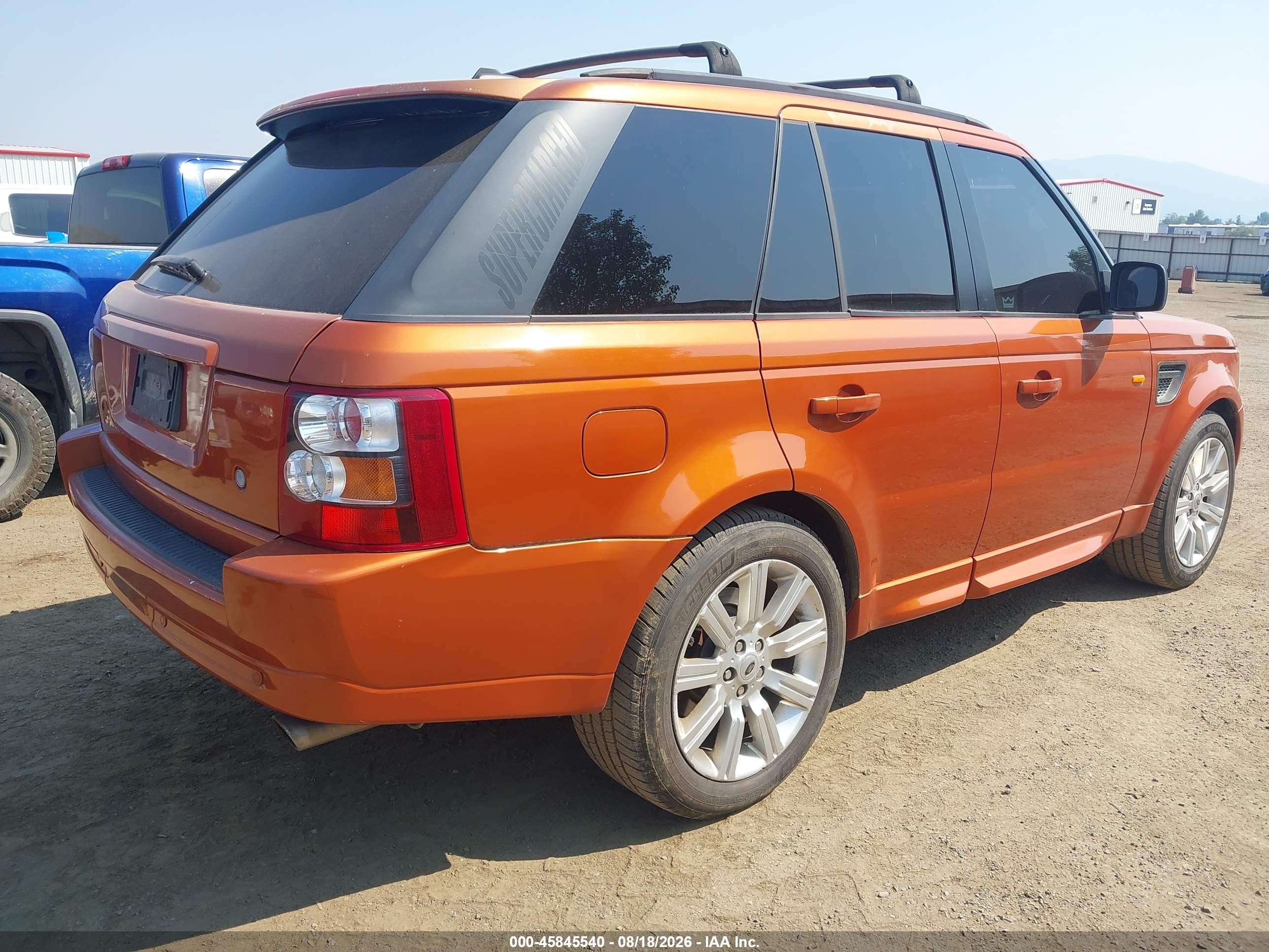 2006 Land Rover Range Rover Sport Supercharged Orange vin: SALSH23466A903776