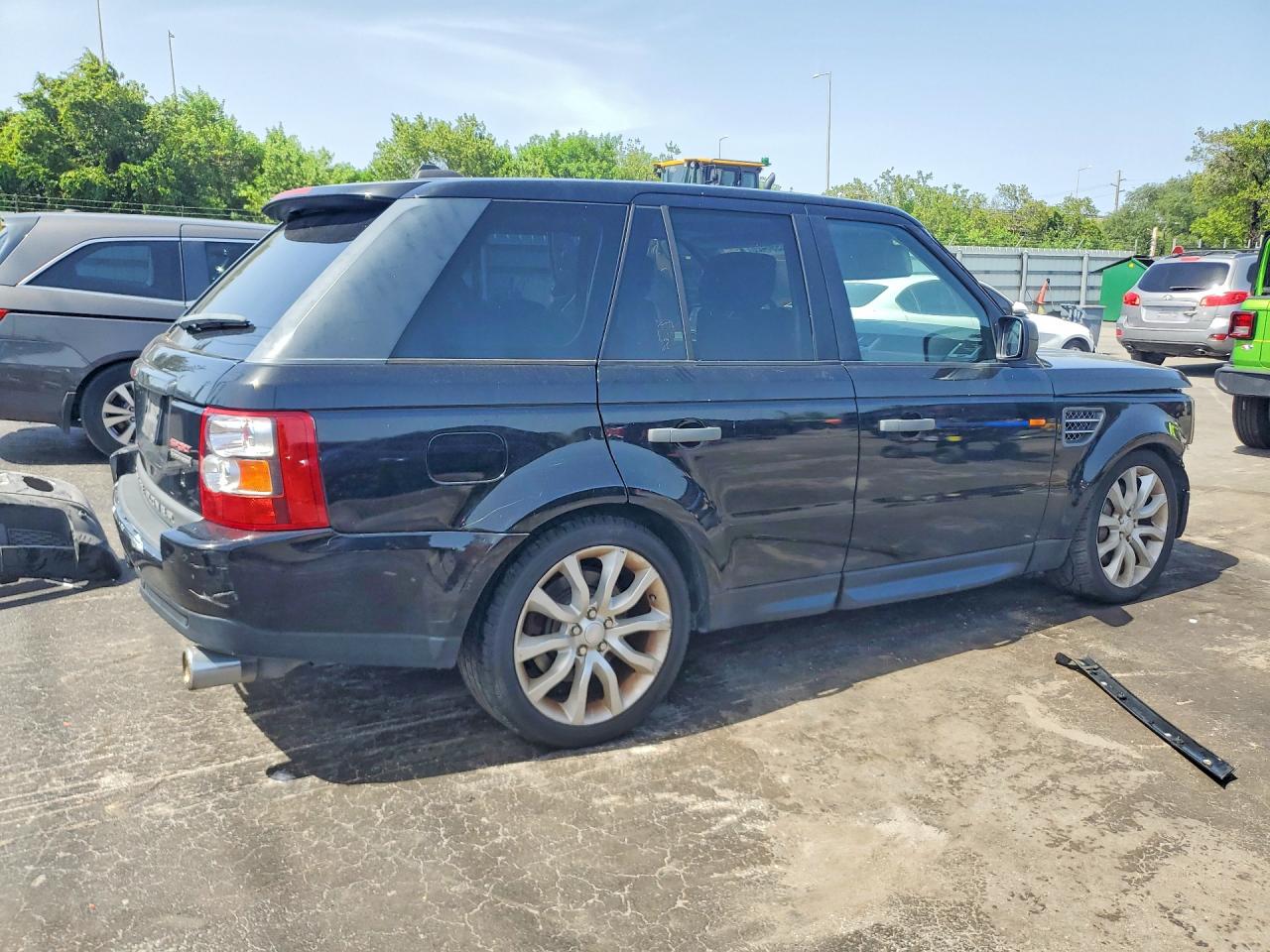 2008 Land Rover Range Rover Sport Supercharged Черный vin: SALSH23468A143061