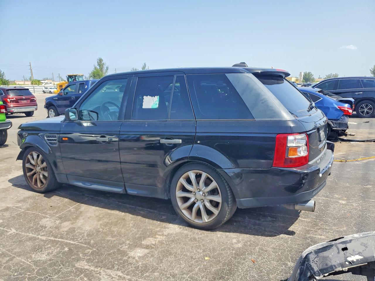 2008 Land Rover Range Rover Sport Supercharged Черный vin: SALSH23468A143061