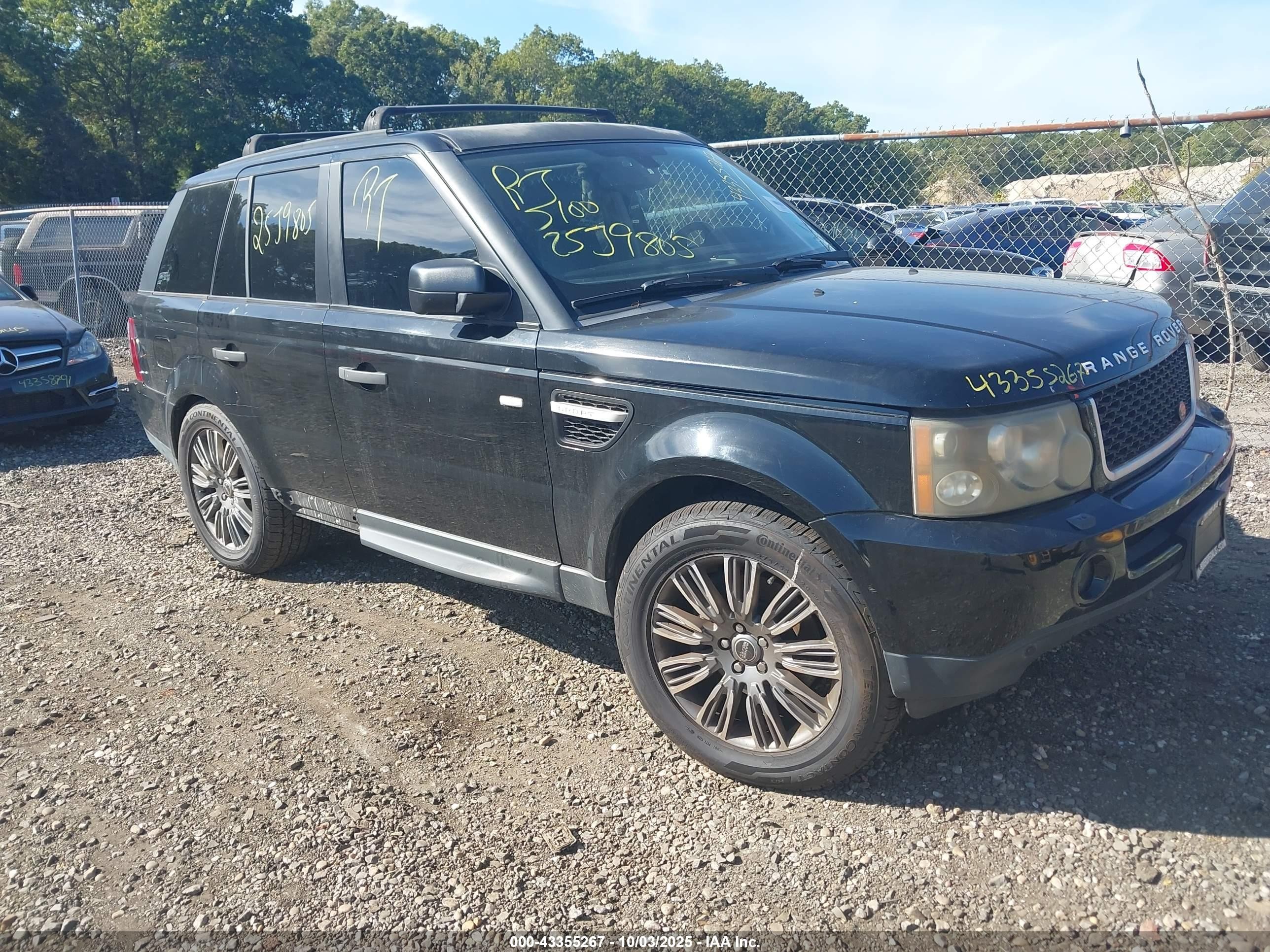 2006 Land Rover Range Rover Sport Supercharged Black vin: SALSH23476A923308