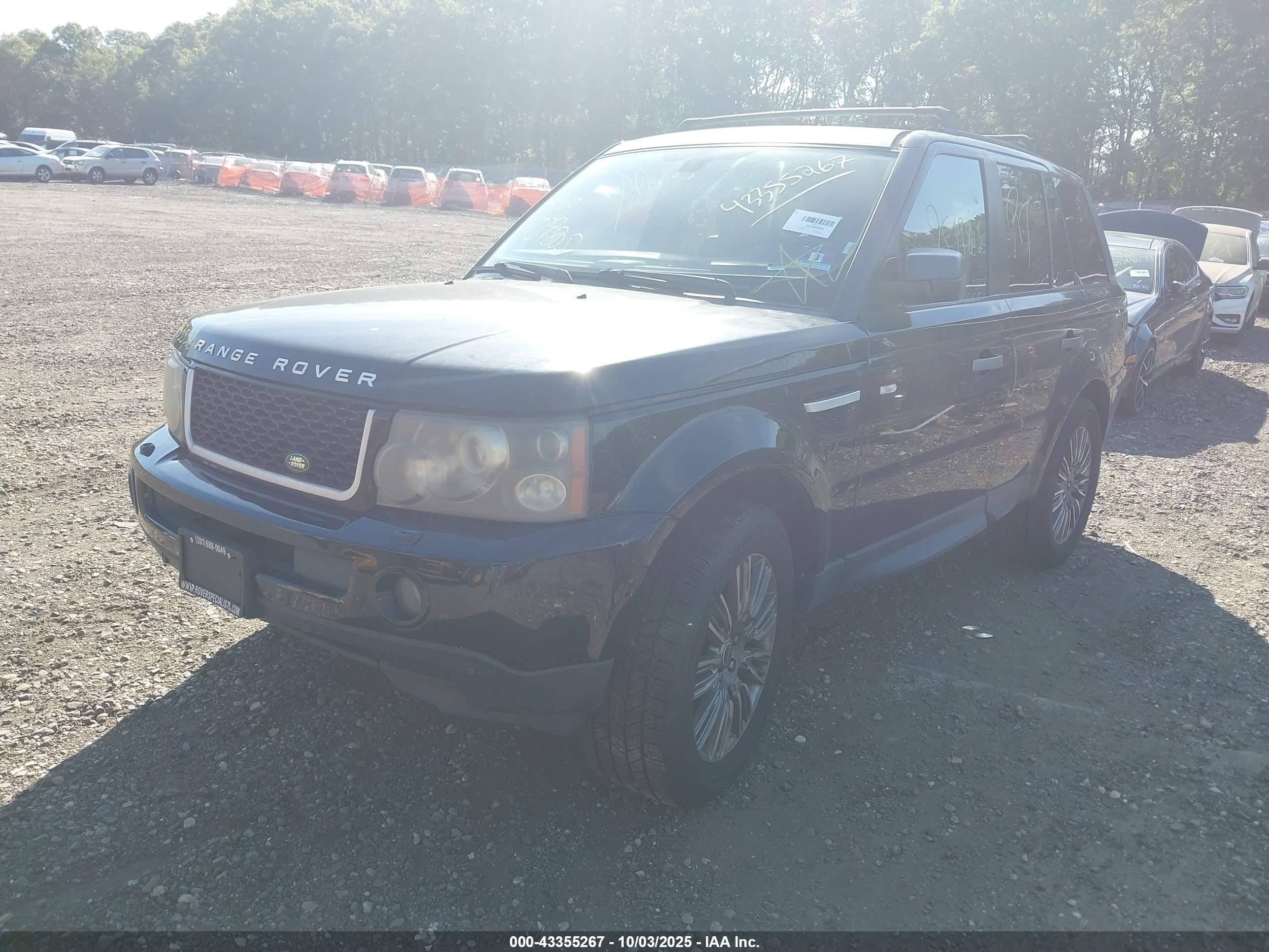 2006 Land Rover Range Rover Sport Supercharged Black vin: SALSH23476A923308